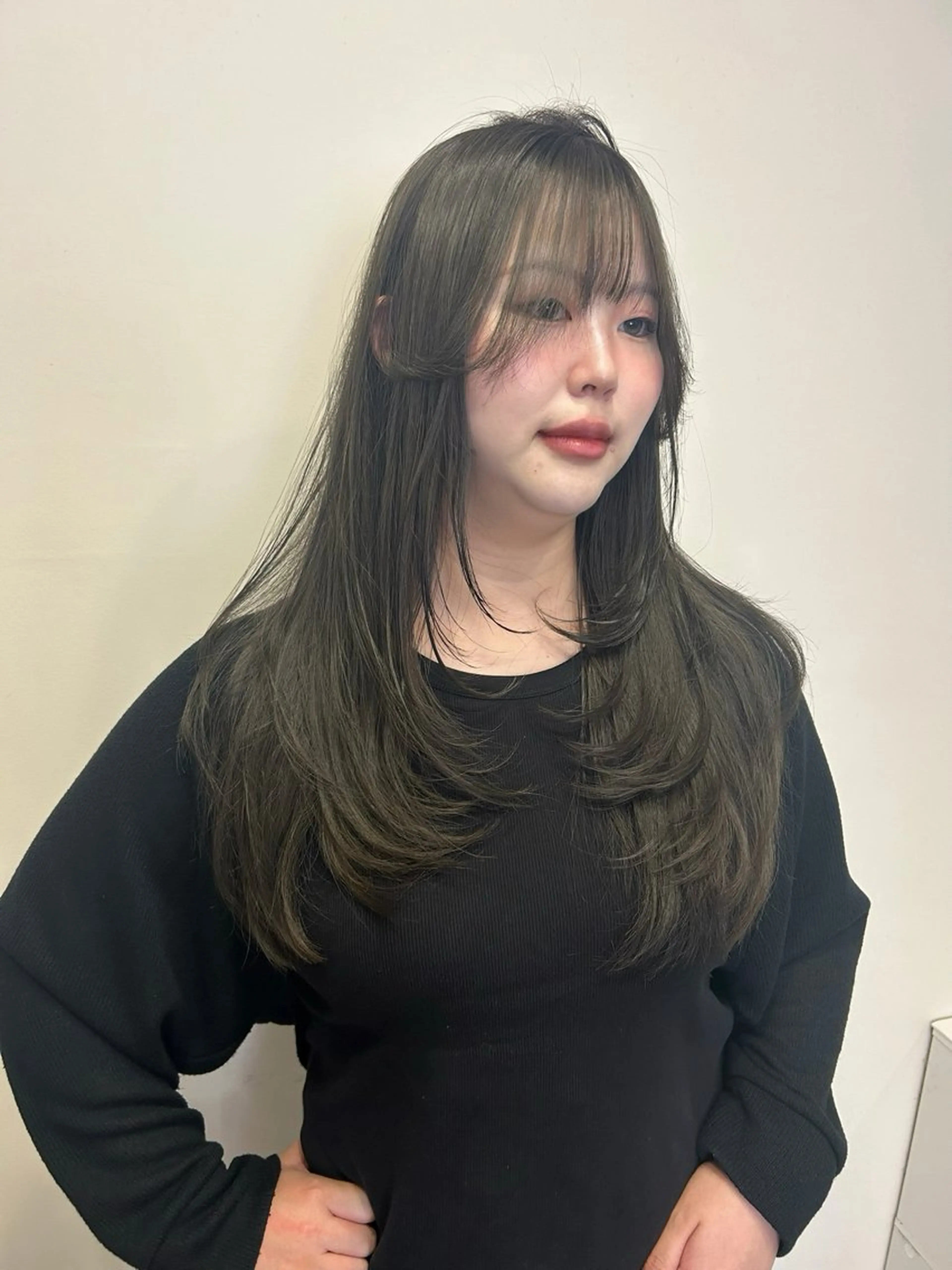 ロング カラー カット ヘアカラー YUI 武庫之荘美容室のヘアスタイル
