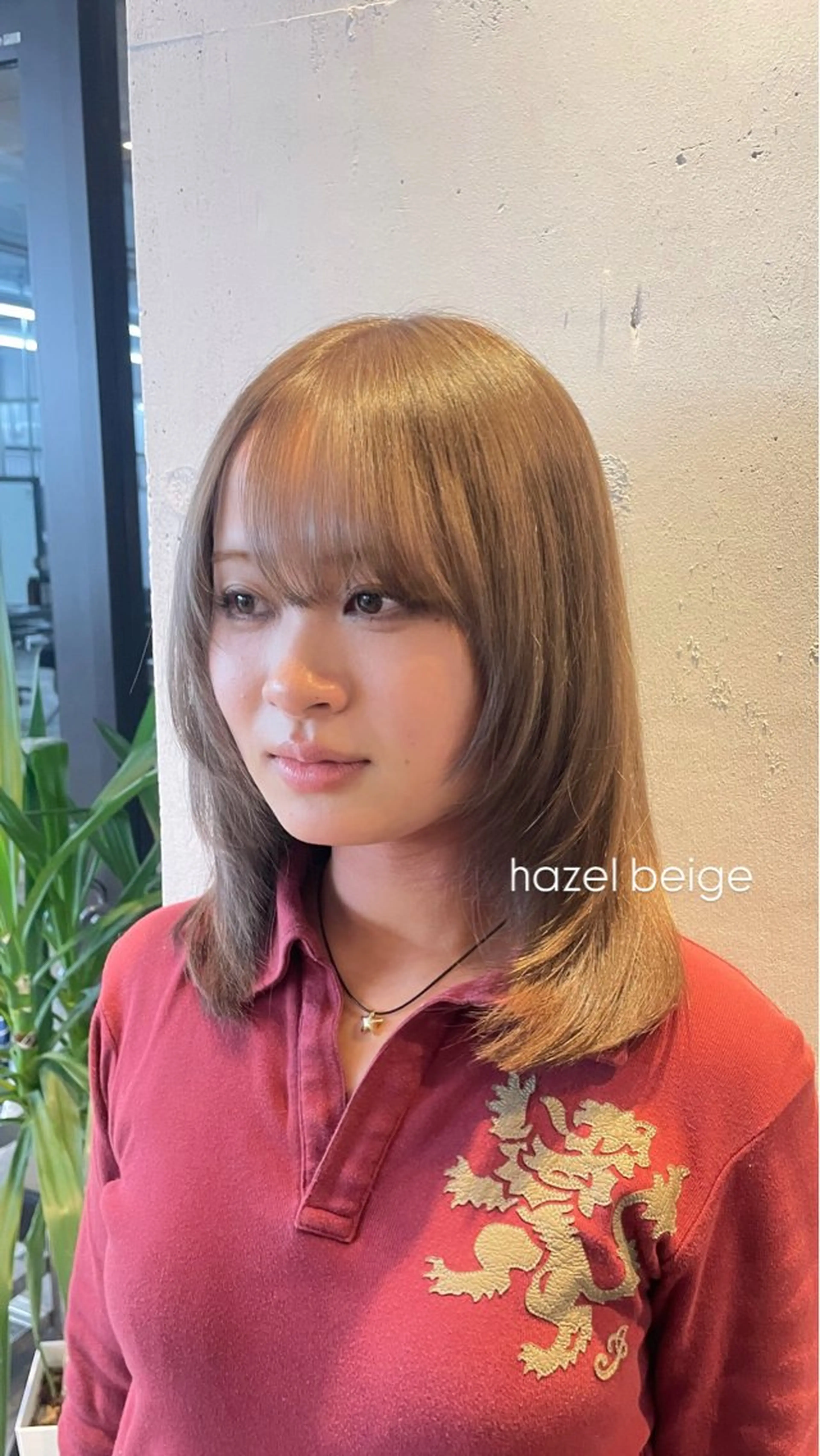 ミディアム カラー ブリーチ ヘアカラー ⋆*ブリーチカラ ー/愛佳.⋆𝜗𝜚のヘアスタイル