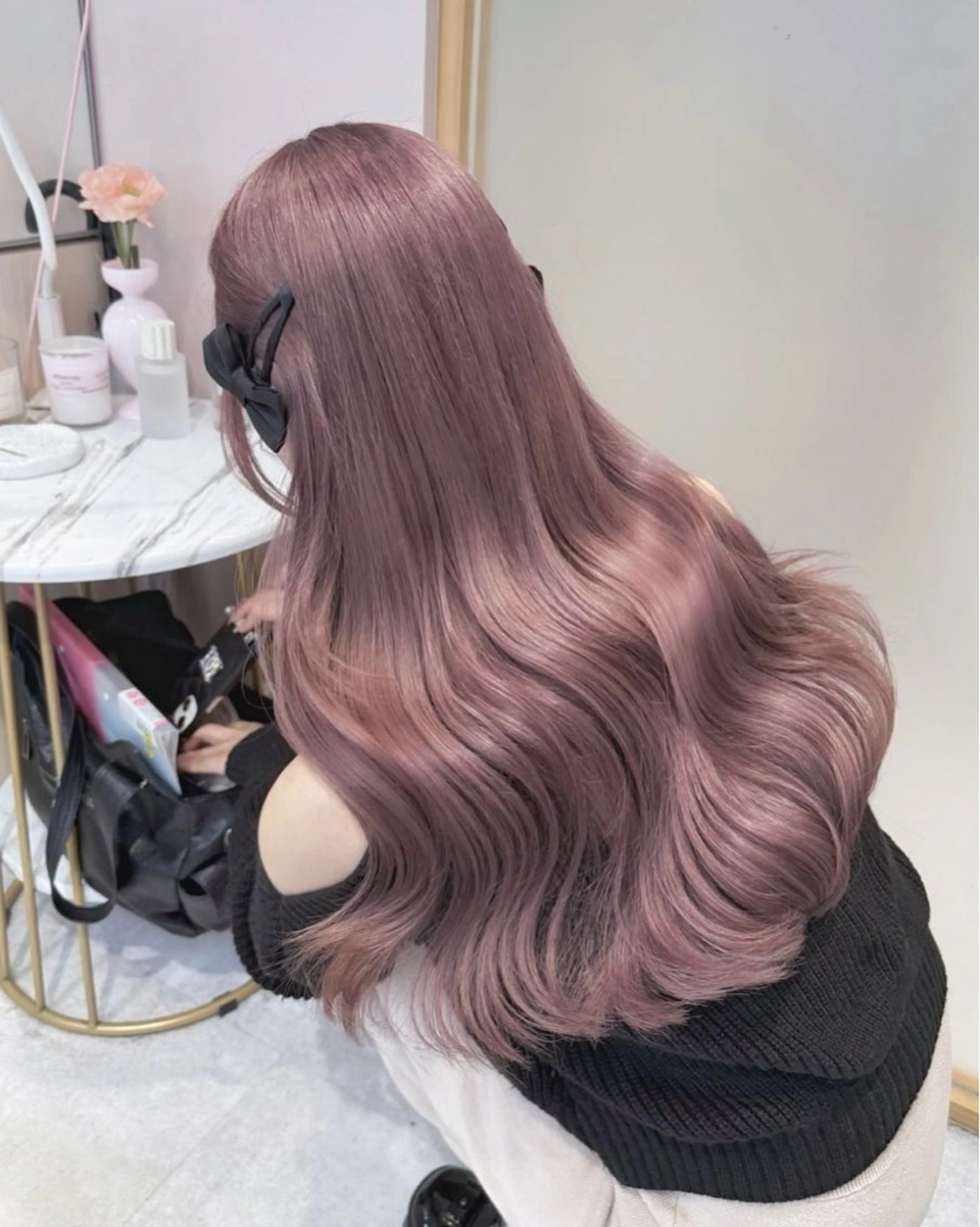 ⋱꙳⟡❕イベント前のあなたに❕⟡.·⋰ブリーチ+(ダブルカラー)+髪質改善パールプラチナtreatment 🫧の写真