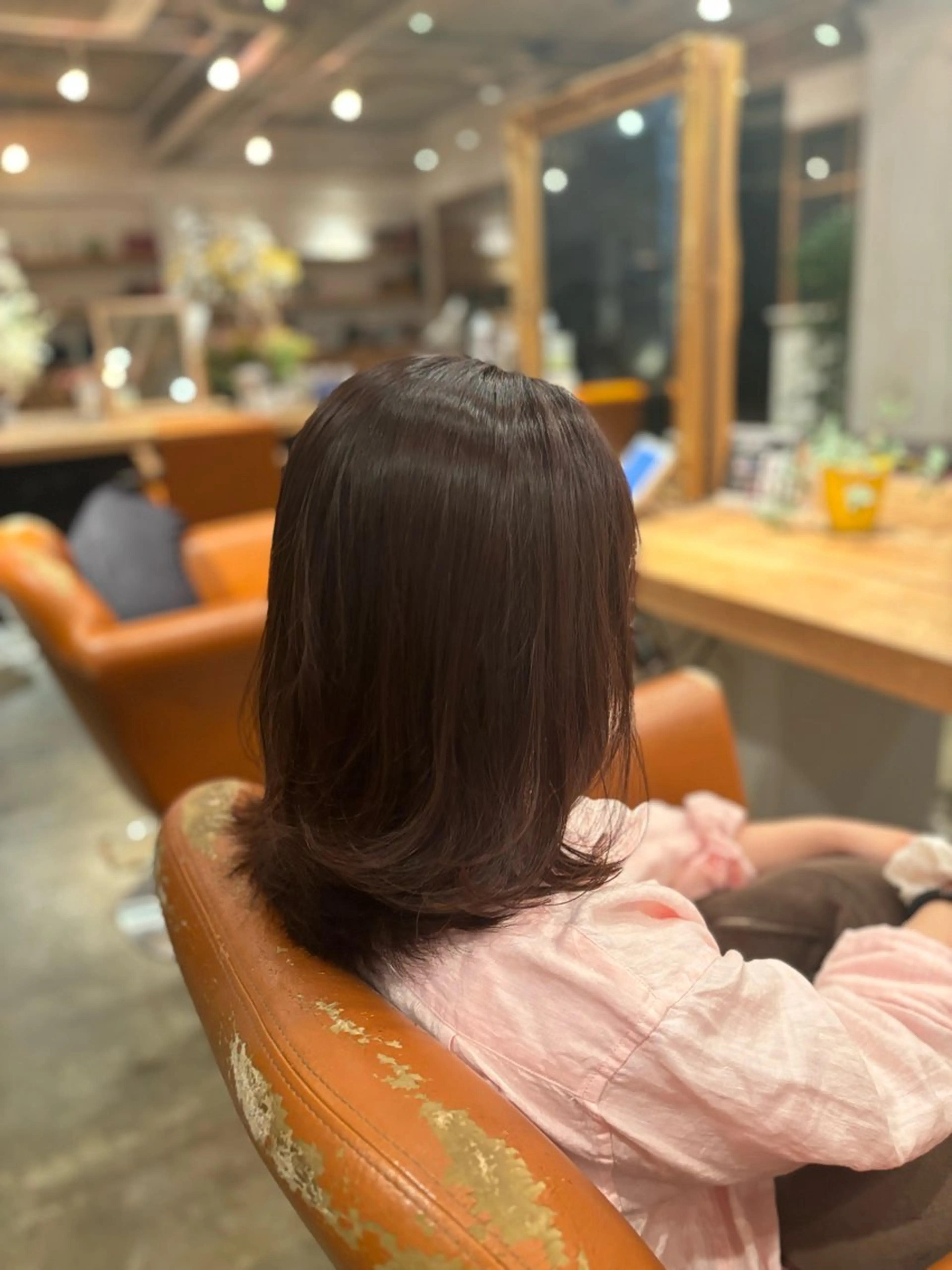 カラー 髪質改善カラー ブラウン🤎YUMEのヘアスタイル