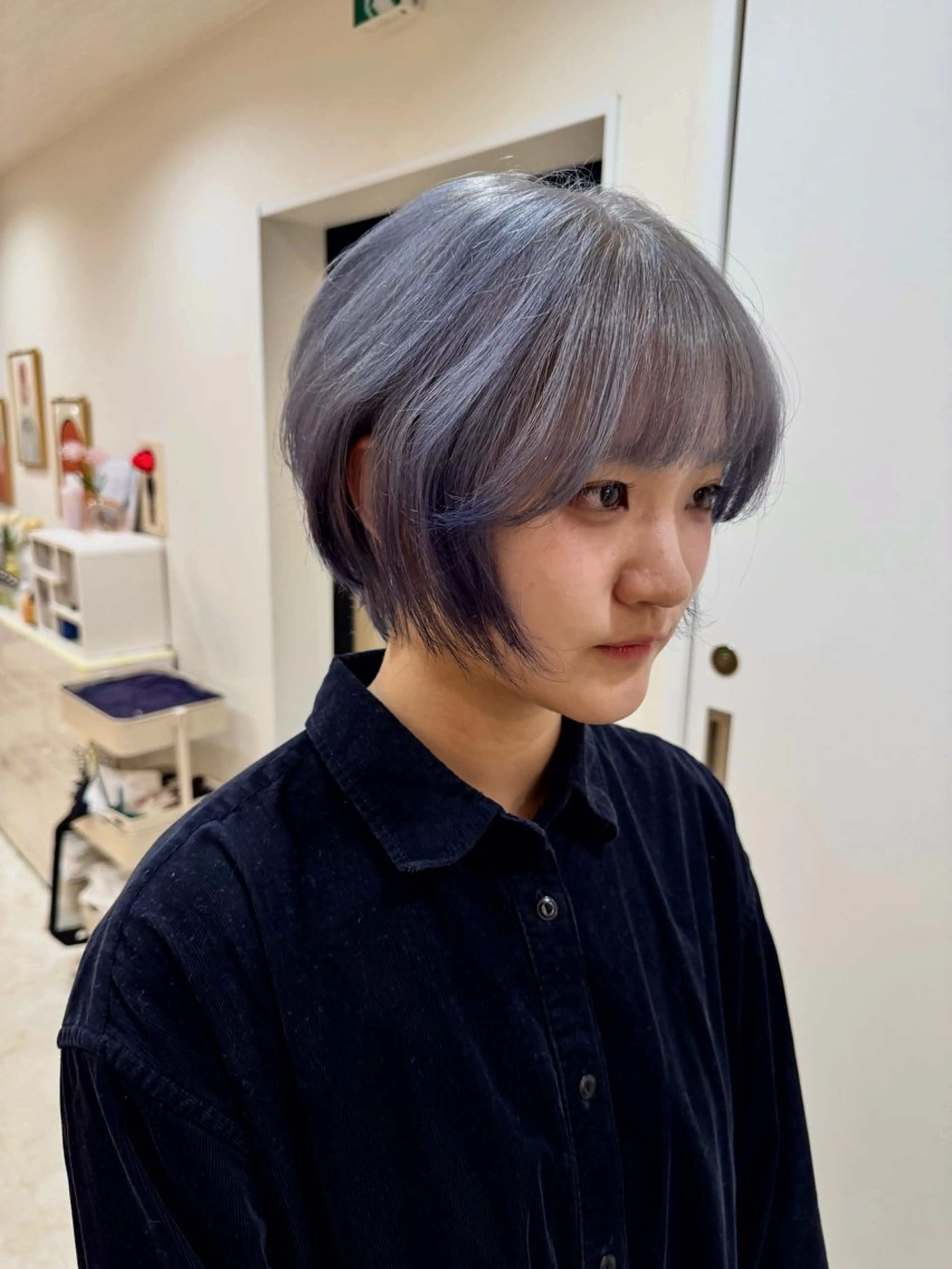 ショート カラー ヘアカラー コイデ リュウセイのヘアスタイル