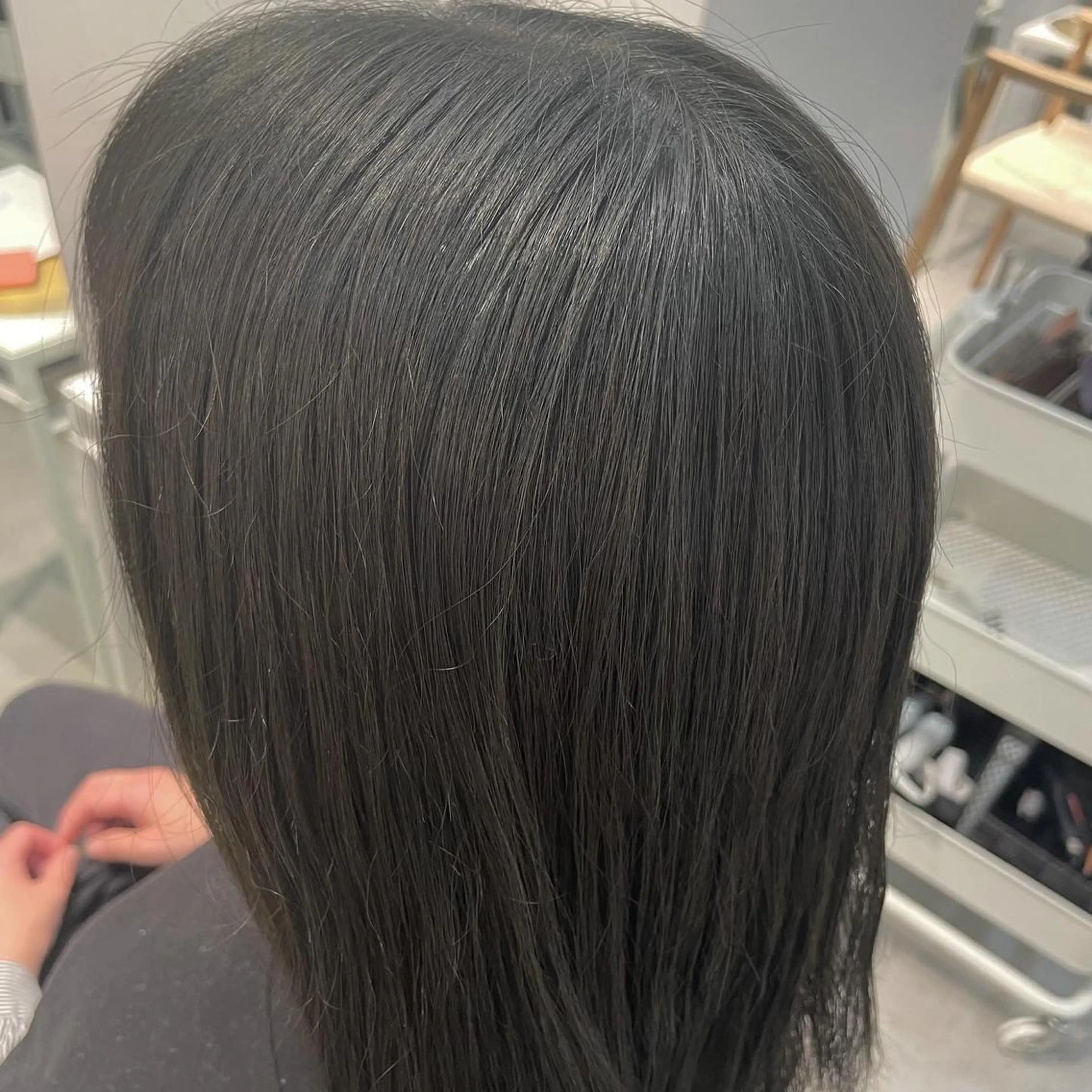 カラー オリーブカラー オレンジ カット ヘアカラー トリートメント fit/ madokaのヘアスタイル