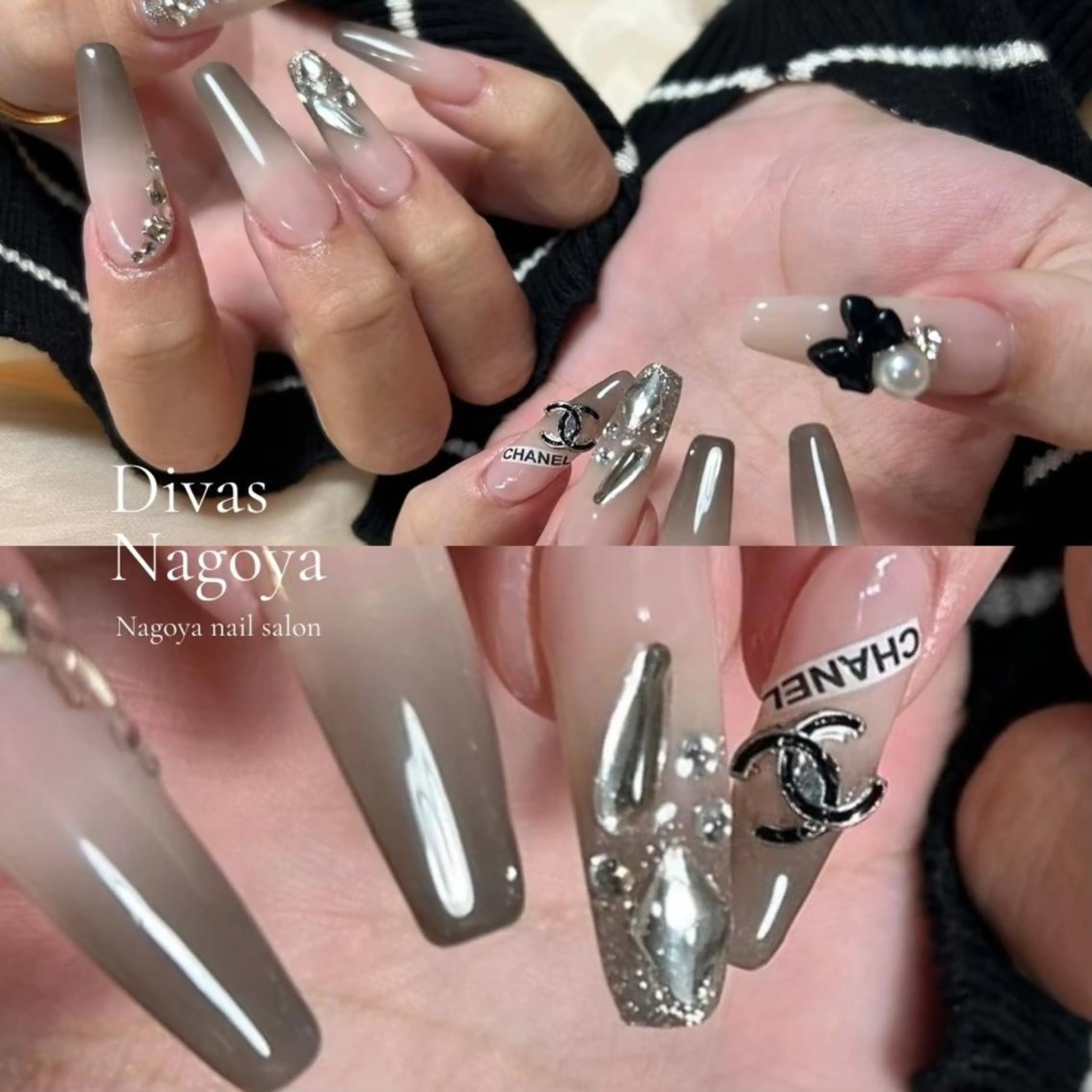 ネイル アートネイル 韓国ネイル マットネイル ミラーネイル ニュアンスネイル 💕D.d nail Hideyo🌸のネイルデザイン