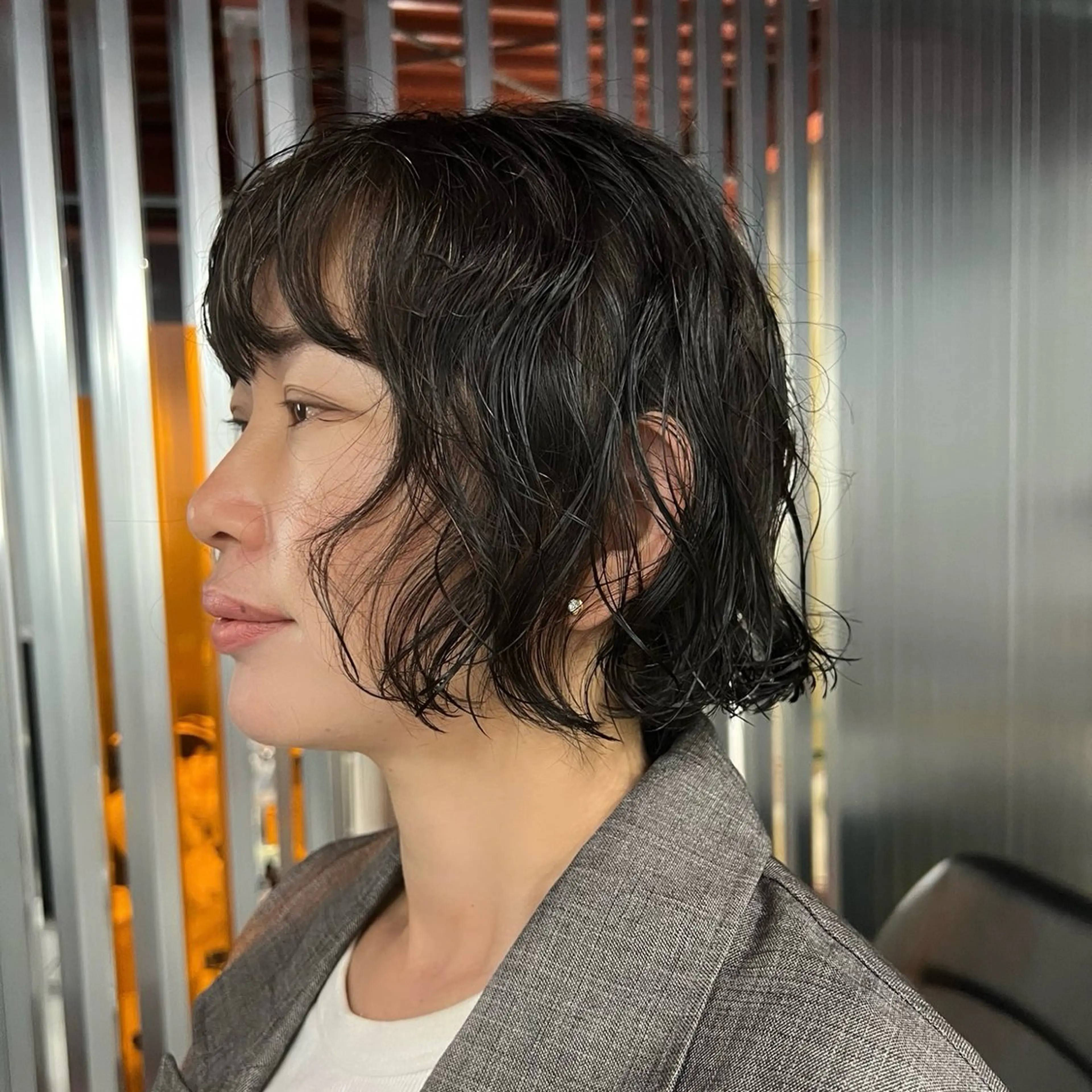 カット＋パーマ（ボブ）の写真