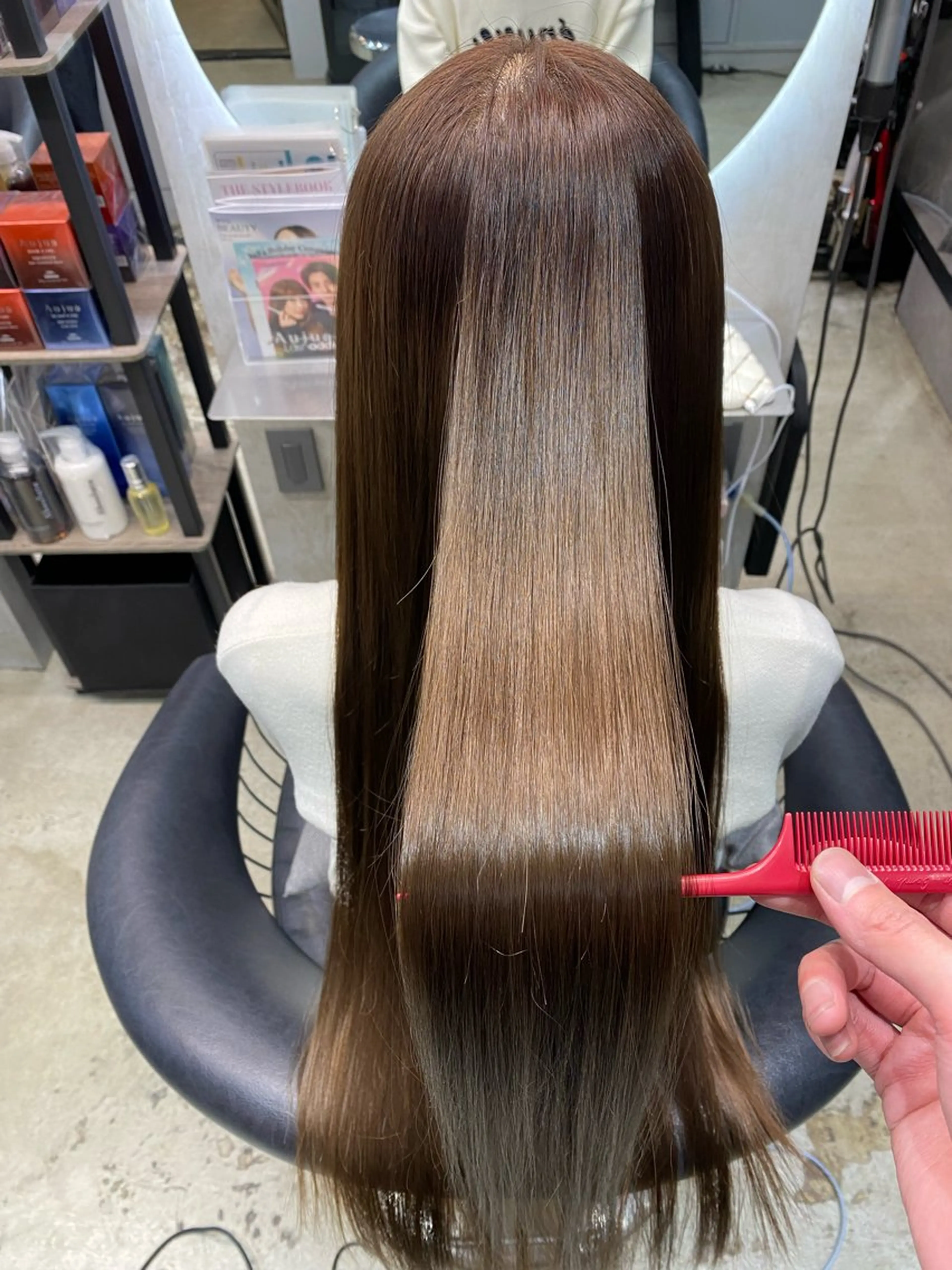 ロング カラー 髪質改善 トリートメント カット ヘアカラー トリートメント レイヤー×髪質改善✨ 渋谷/佐藤侑哉のヘアスタイル