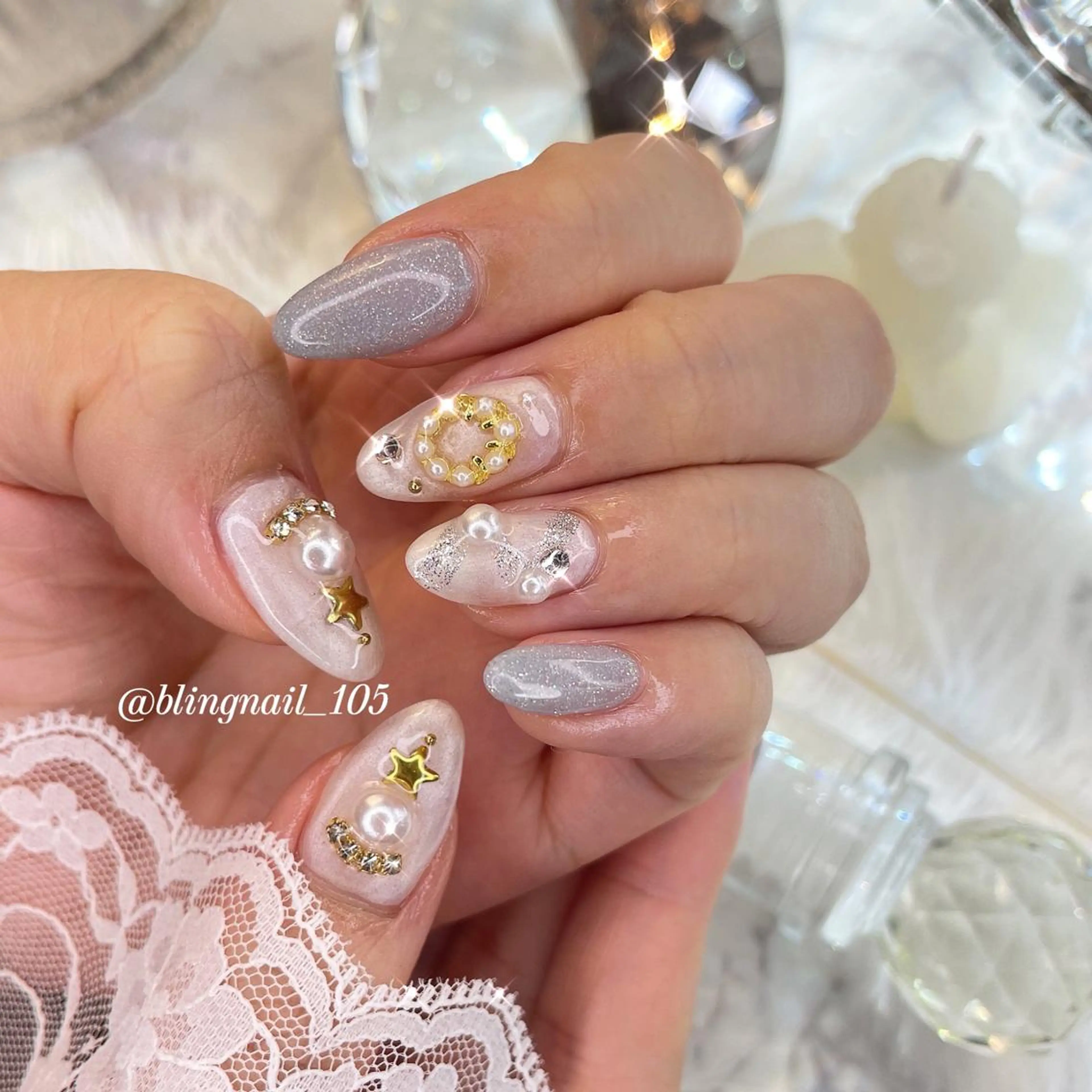 ネイル 23時まで❤︎韓国、 ワンホンネイルのネイルデザイン