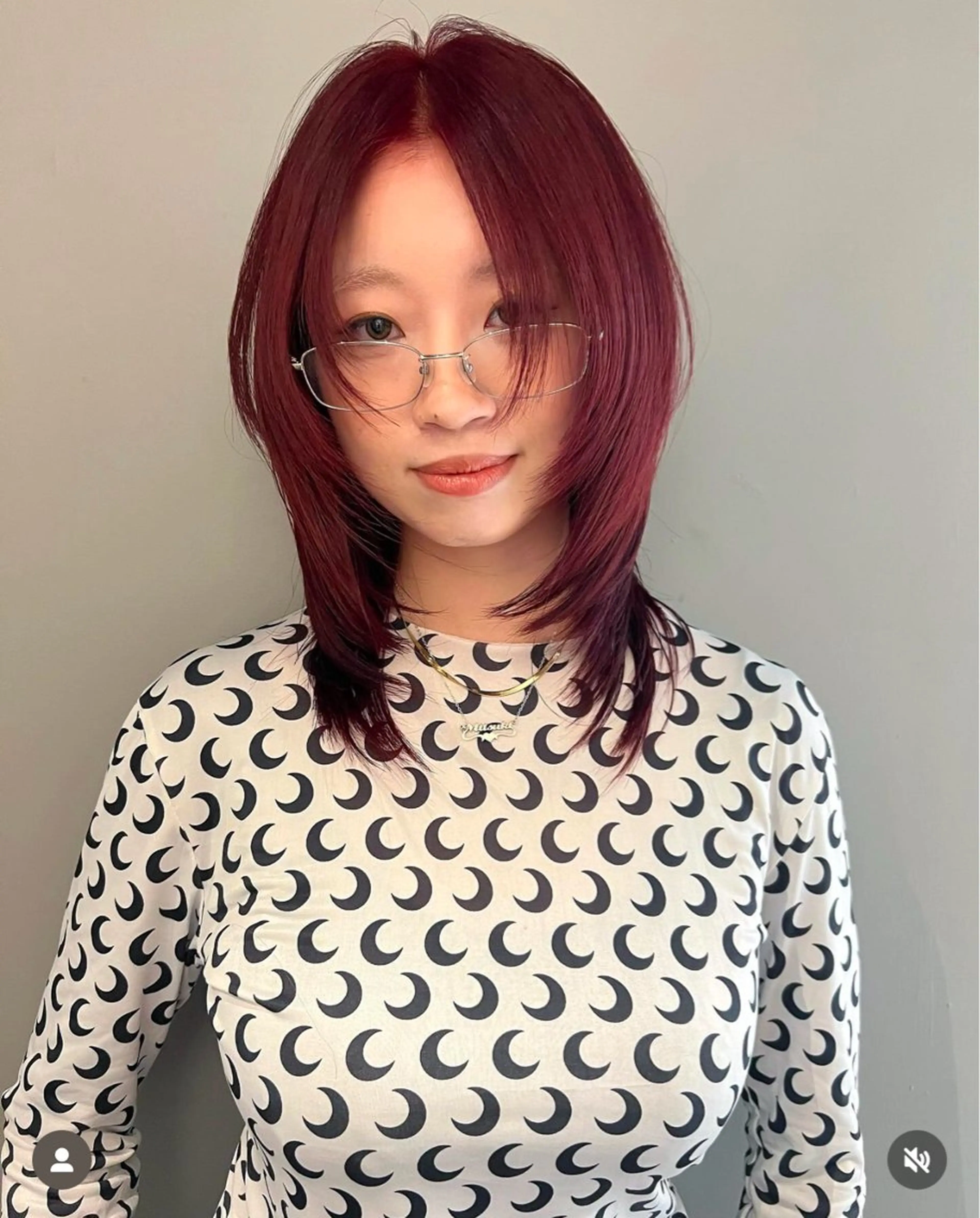 セミロング カラー カット ヘアカラー haco＋所属・圧倒的デザイン力 店長🎨RENAのヘアスタイル