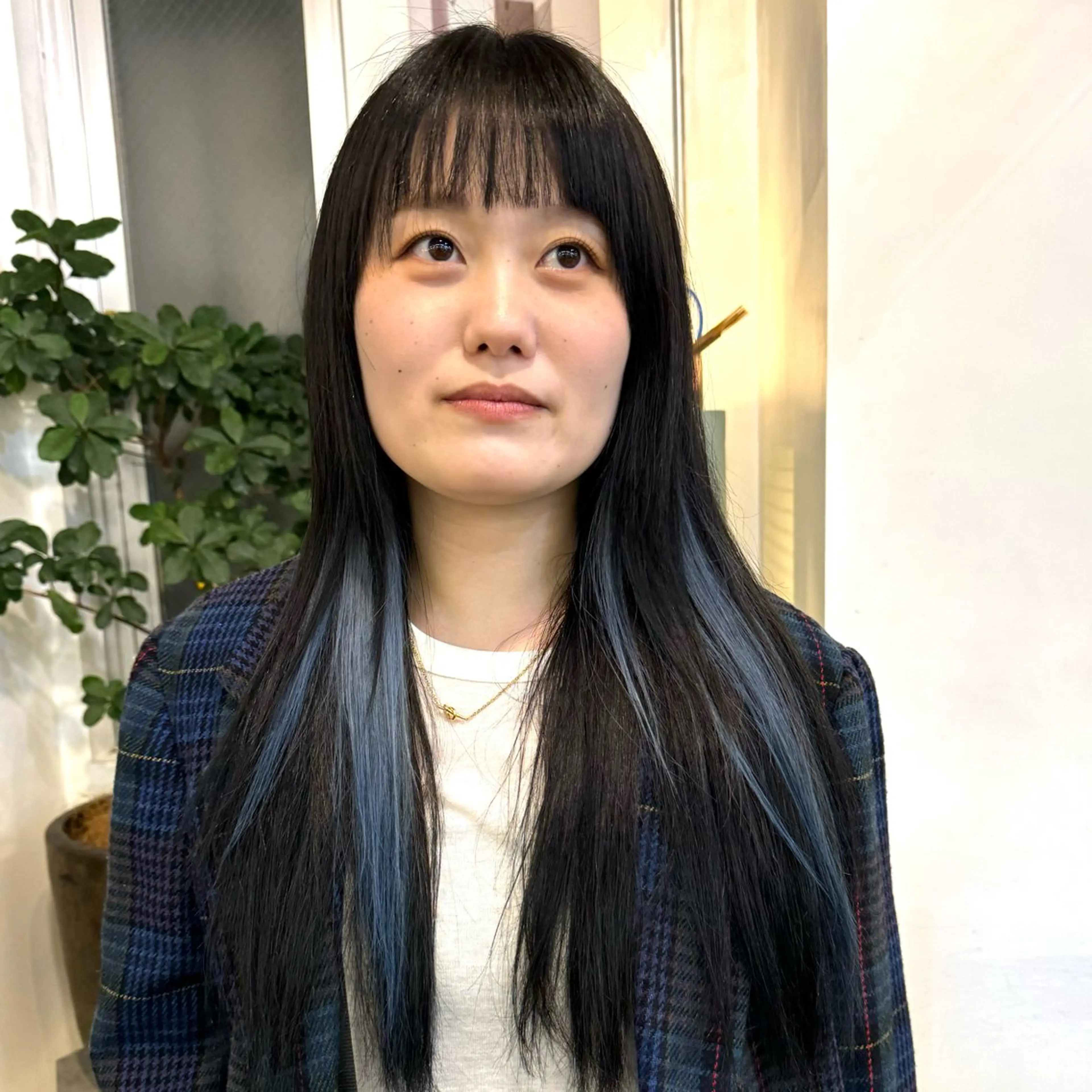 ロング カット ヘアカラー トリートメント 小森 祐希のヘアスタイル