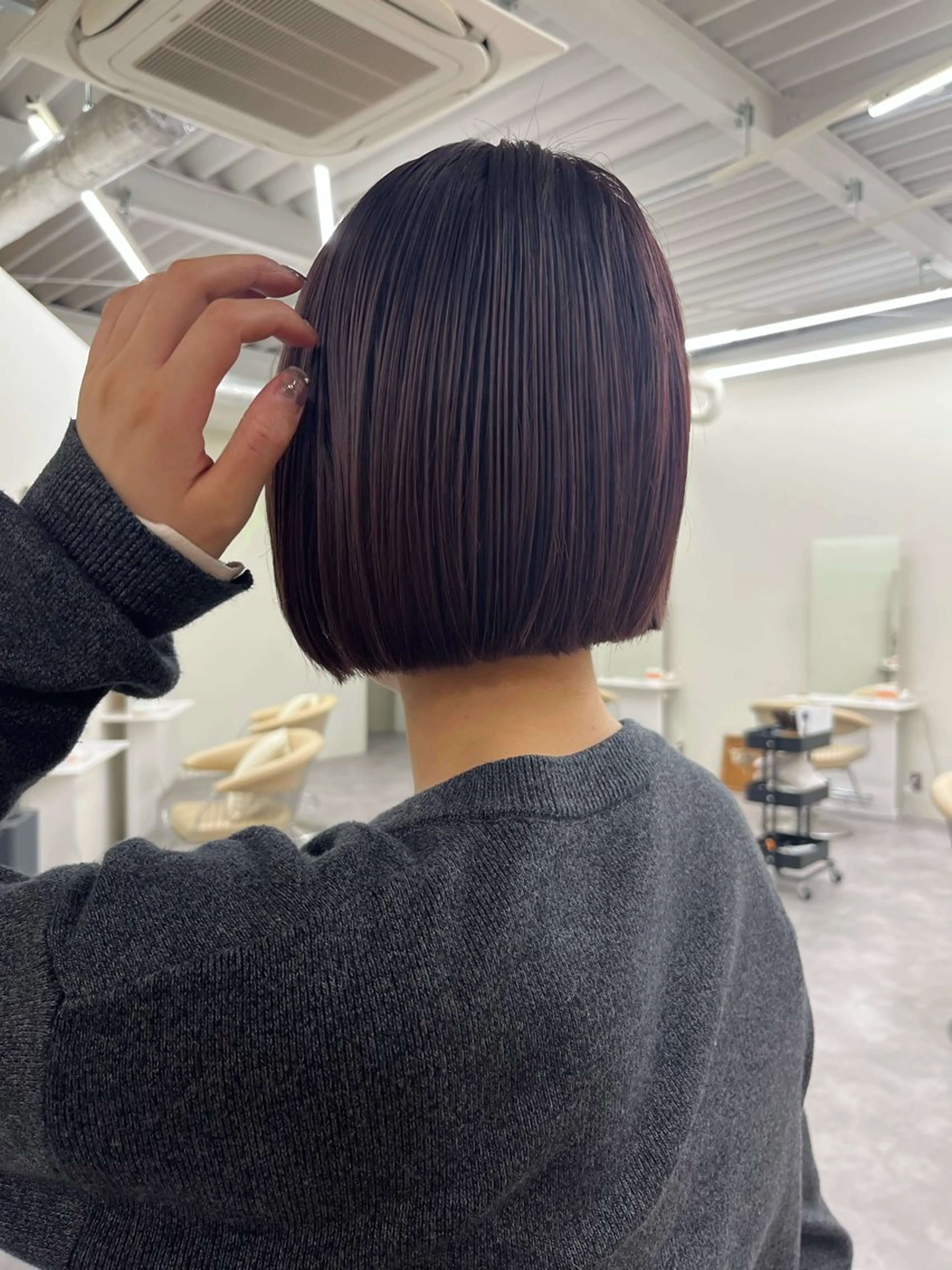 ショート ボブ 艶髪☆ 秋田 遥華のヘアスタイル
