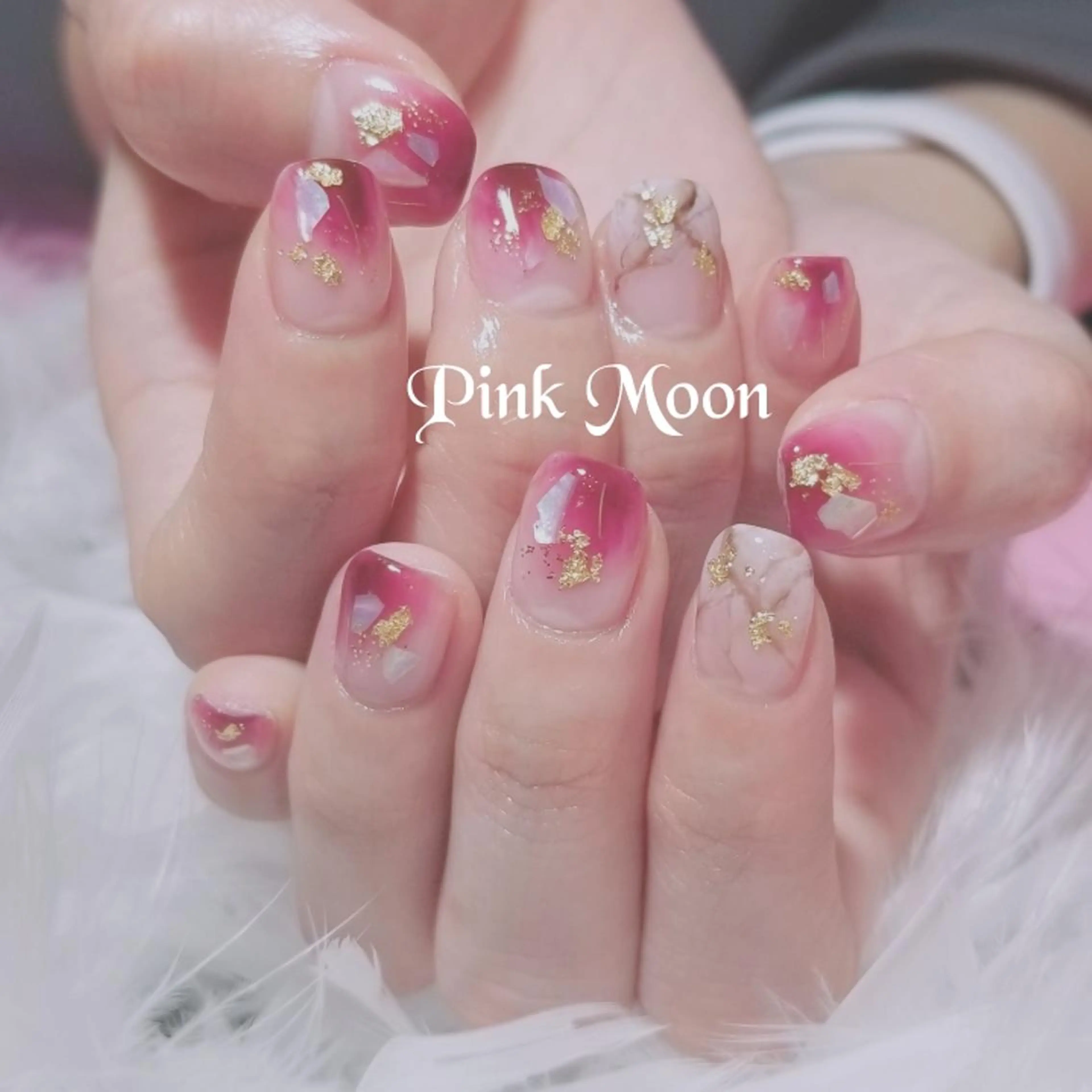 ネイル その他(ネイル) PinkMoon Nozomiのネイルデザイン