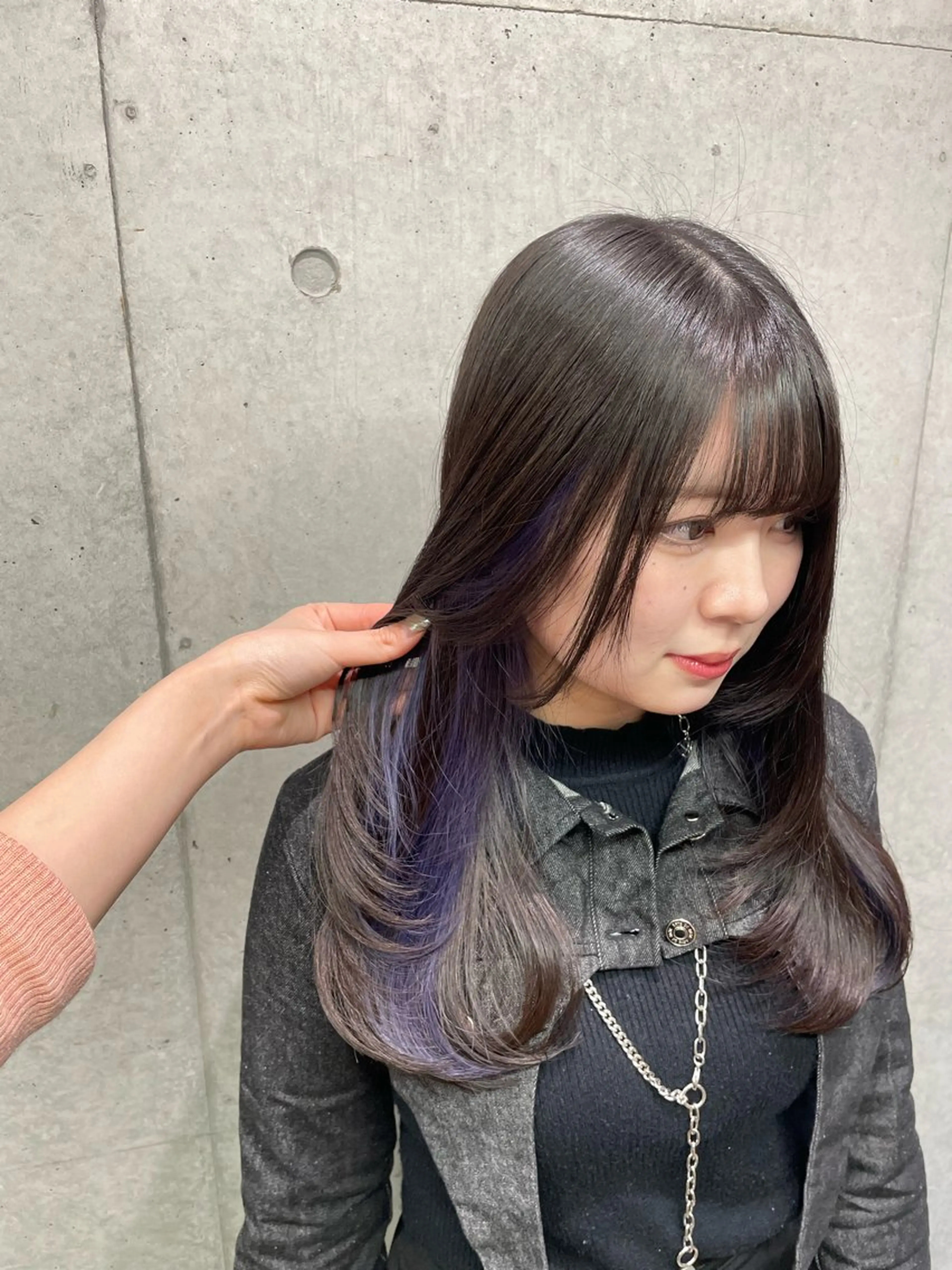 ロング カラー clam. yuu🦩のヘアスタイル