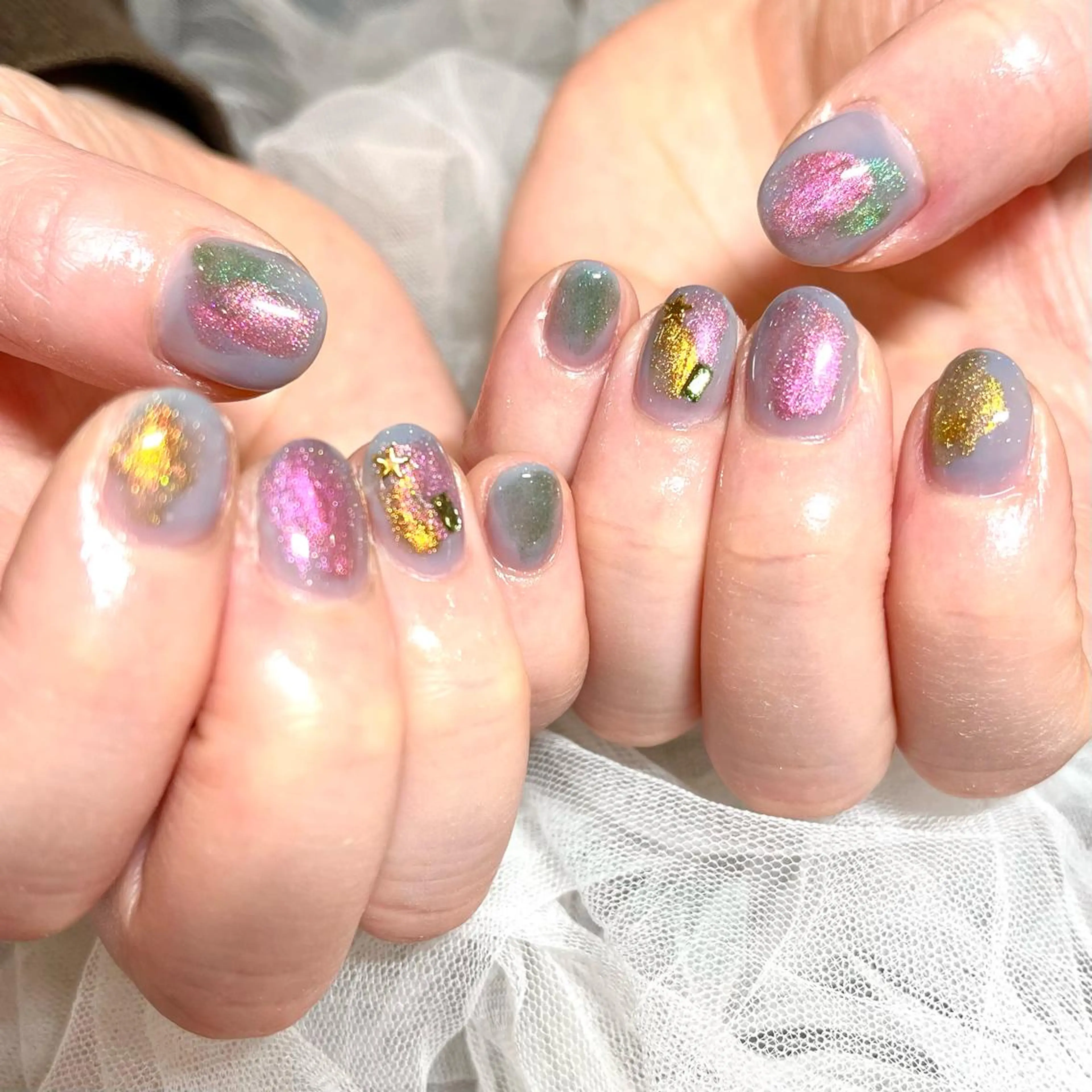 ネイル ハンドネイル Cleo伏見店🌿 Momokaのネイルデザイン