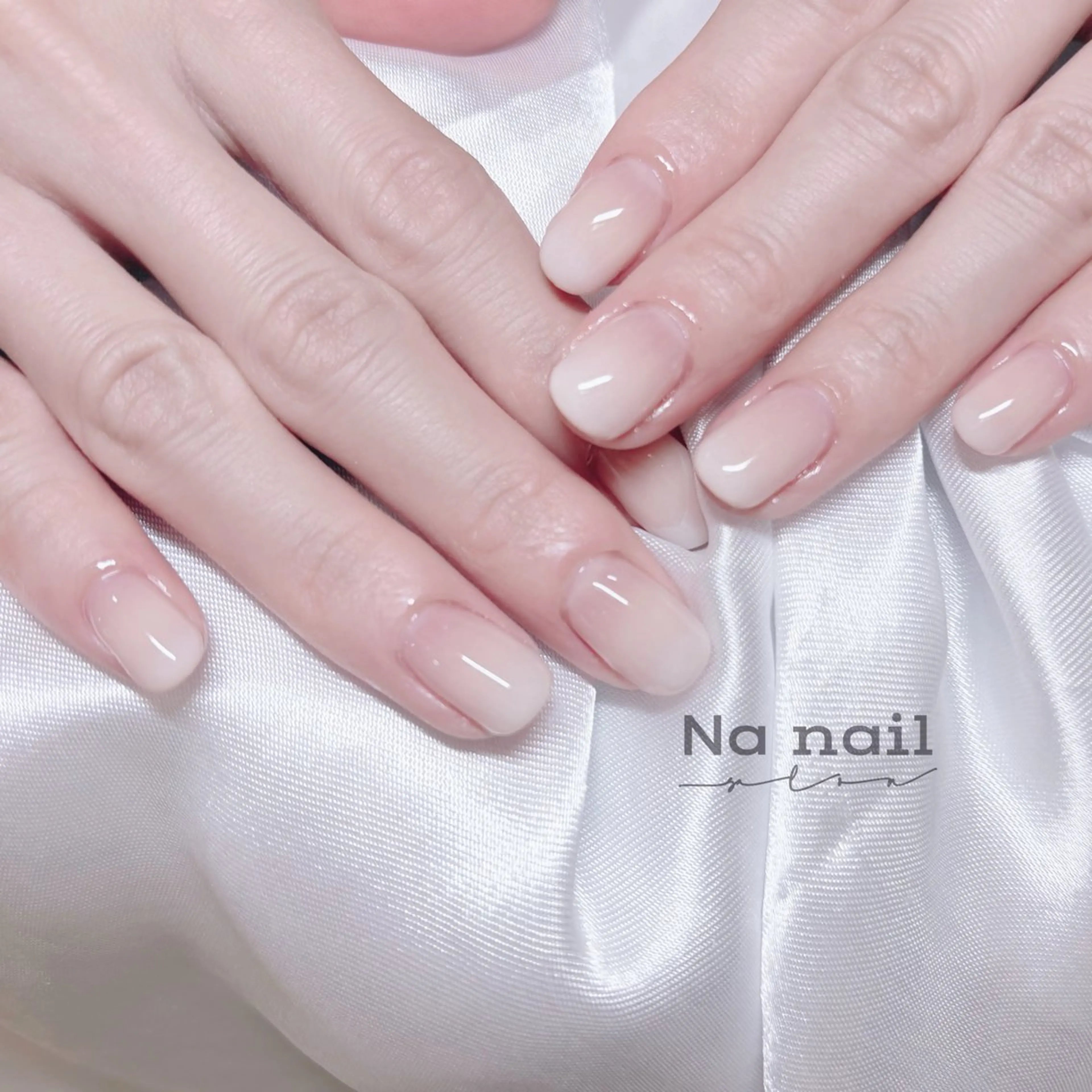 ネイル チークネイル フラッシュネイル フレンチネイル ジェルネイル グラデーション ハンドネイル CC Nail 高田馬場のネイルデザイン