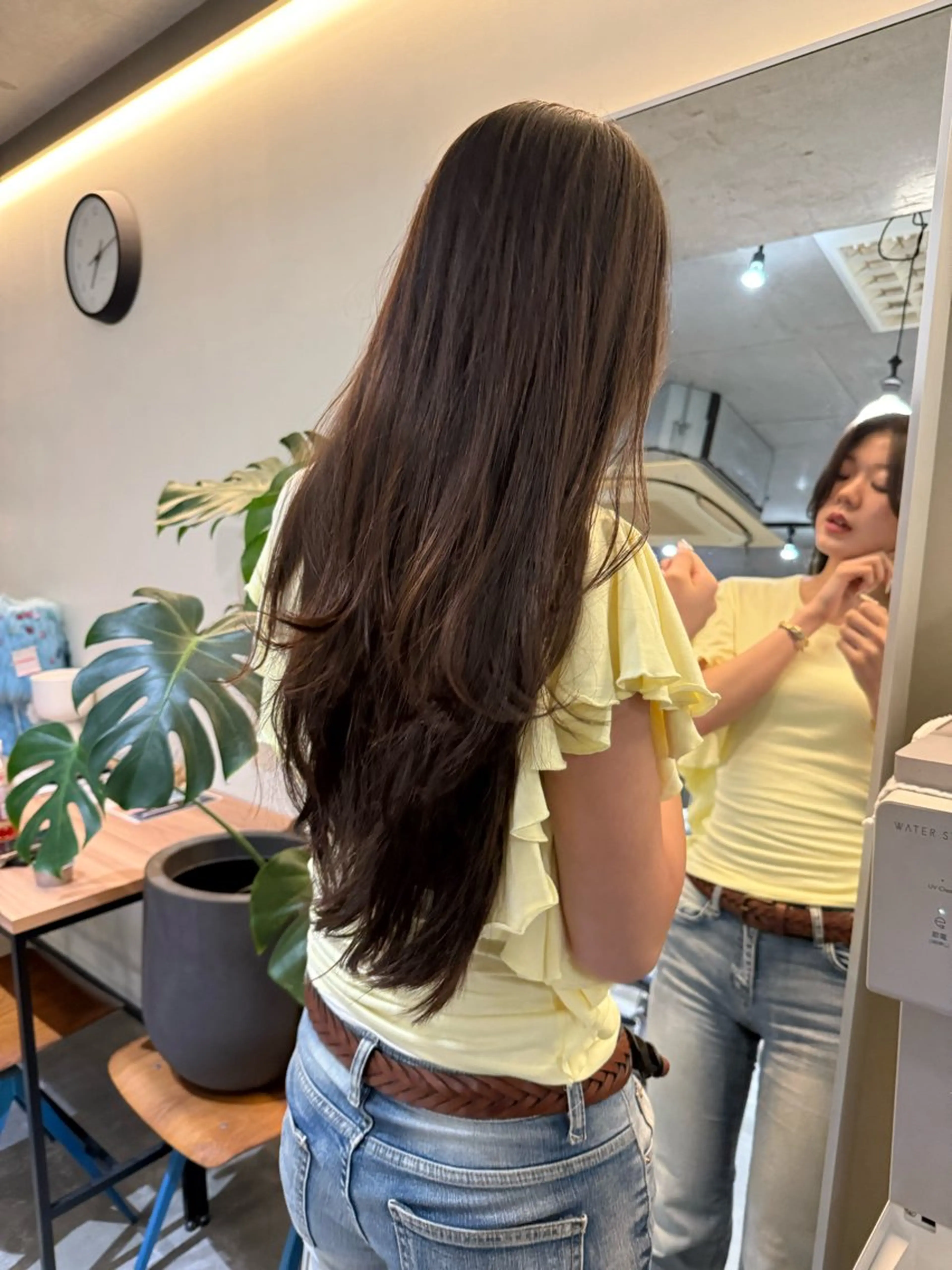 ロング レイヤーカット ロング カット レイヤーカット\ウル フ　chinatsuのヘアスタイル