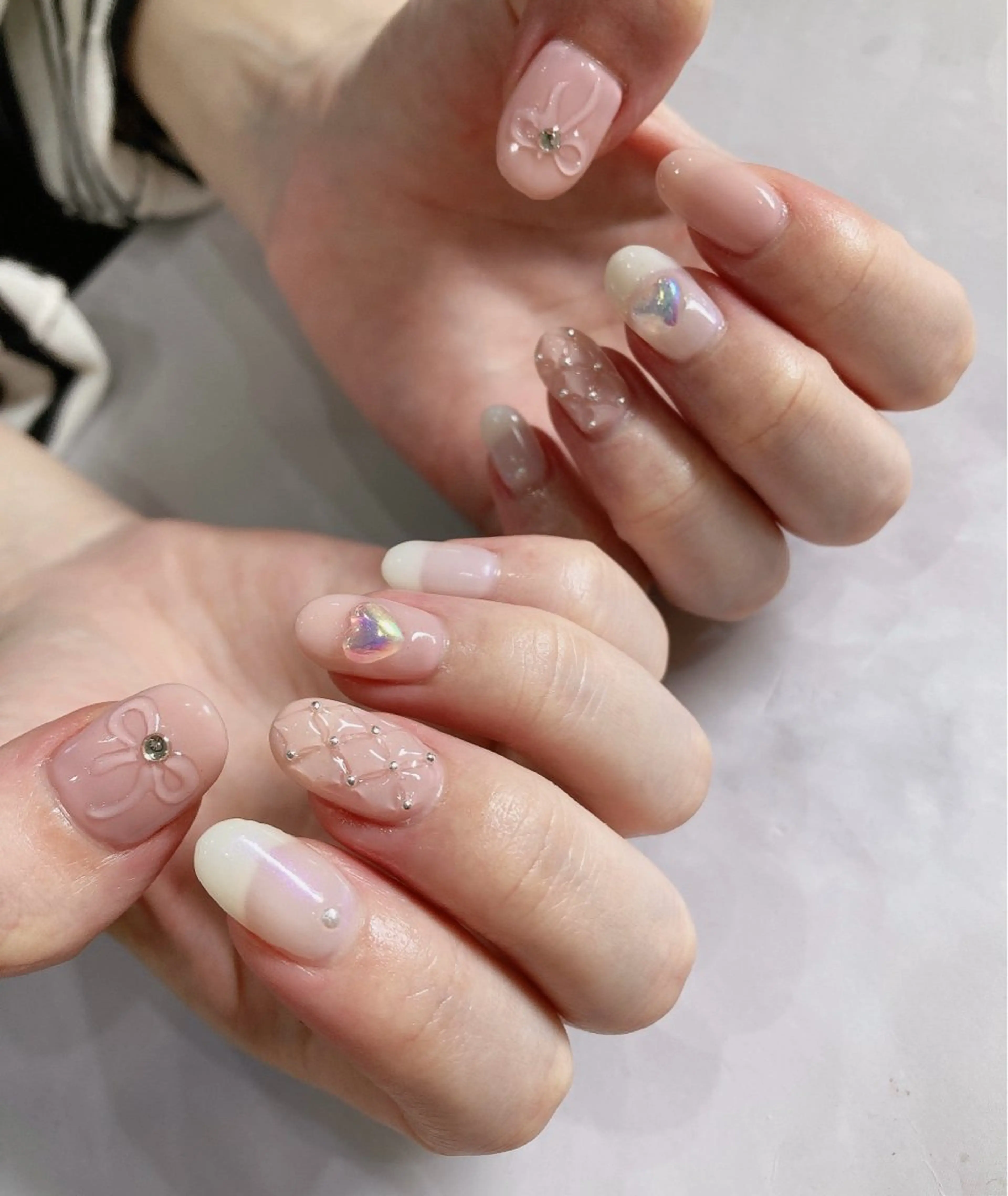 ネイル BURGUNDY keikoのネイルデザイン