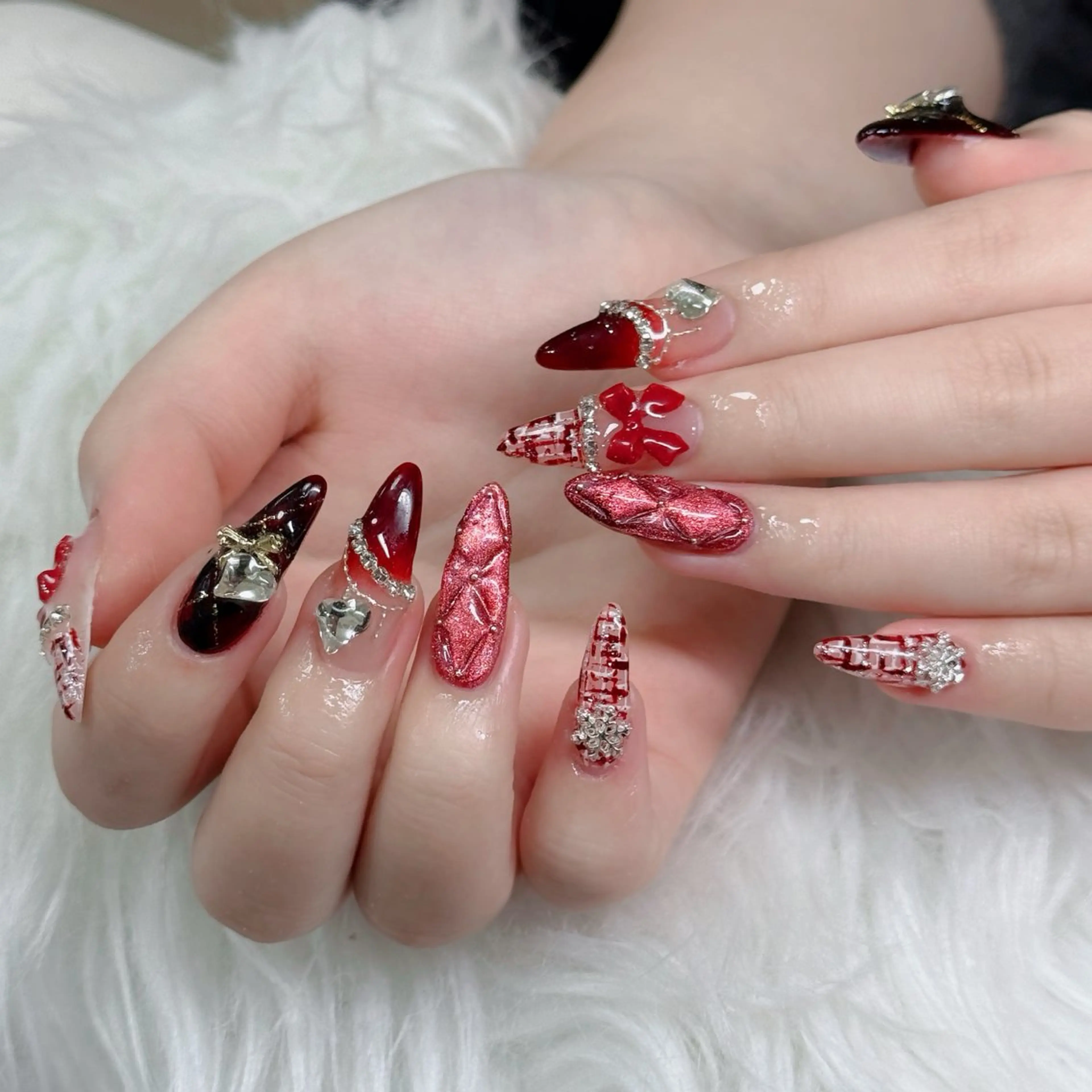 ネイル フットネイル フレンチネイル グラデーション 韓国ネイル ロングネイル ハンドネイル Hani Nail Salonのネイルデザイン