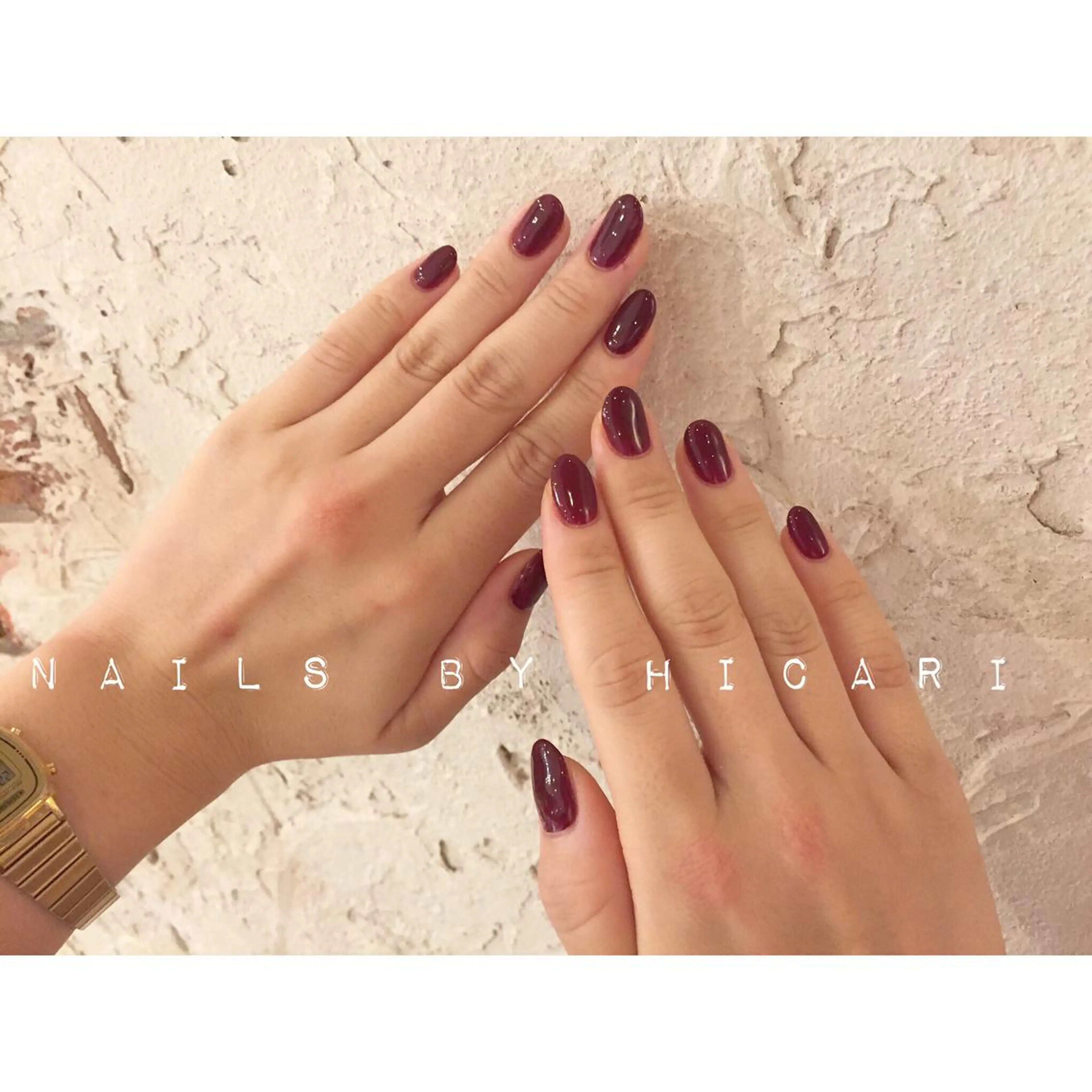 ショート カラー ネイル マツエク・マツパ illum hicariのネイルデザイン