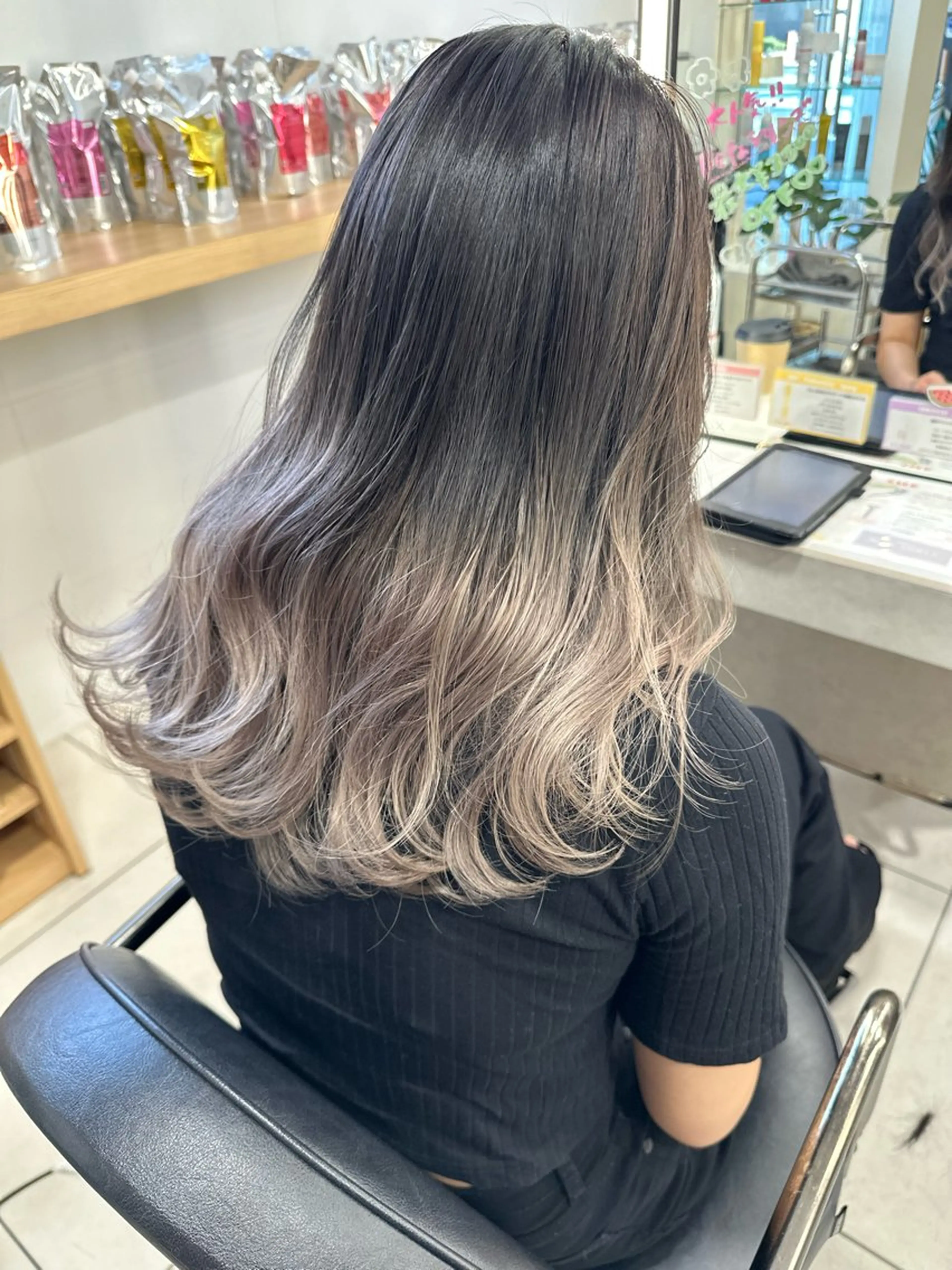 セミロング 米澤 俊輔のヘアスタイル