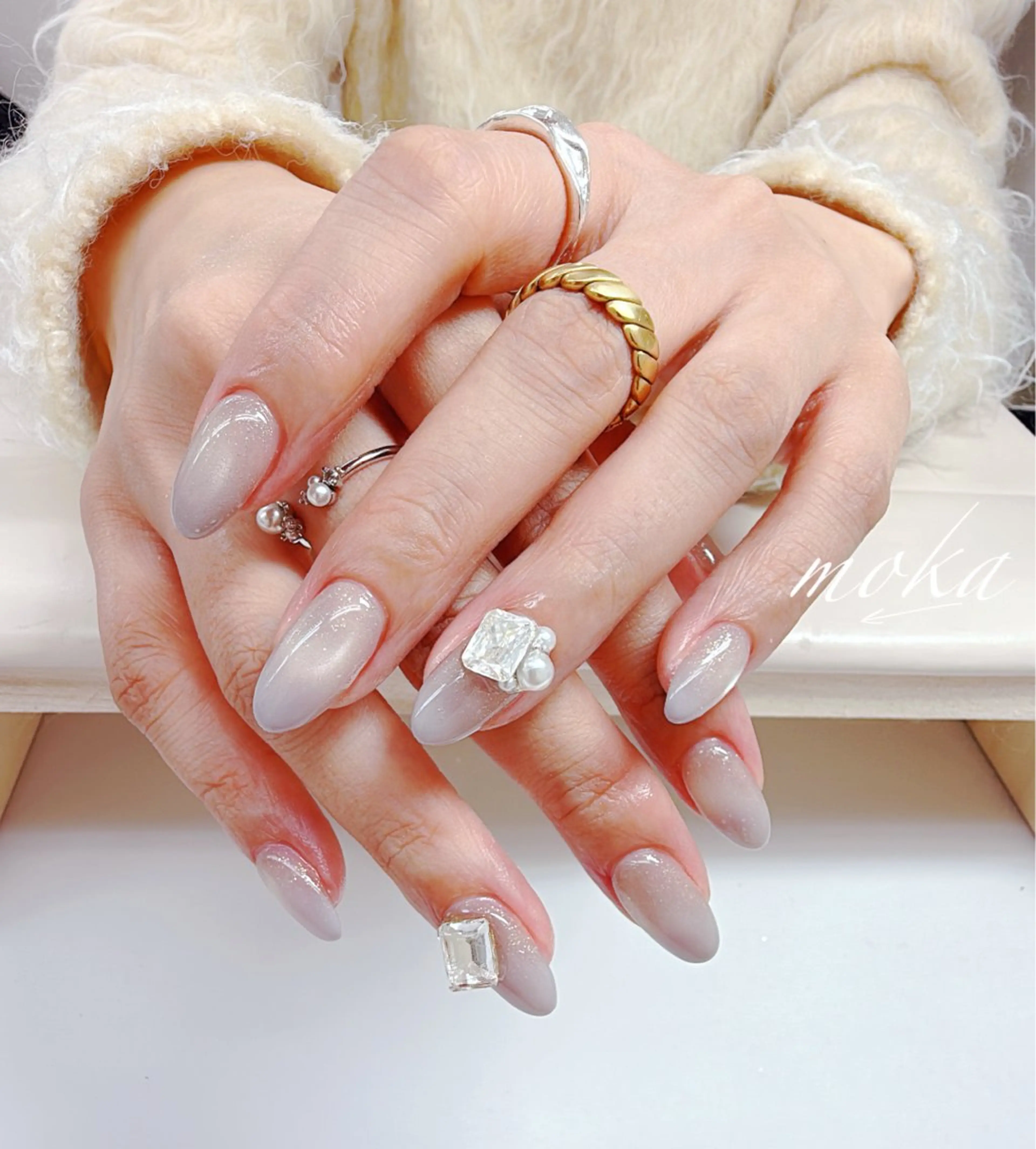 ネイル 胡蝶蘭レディースサロ ンNailMOKAのネイルデザイン