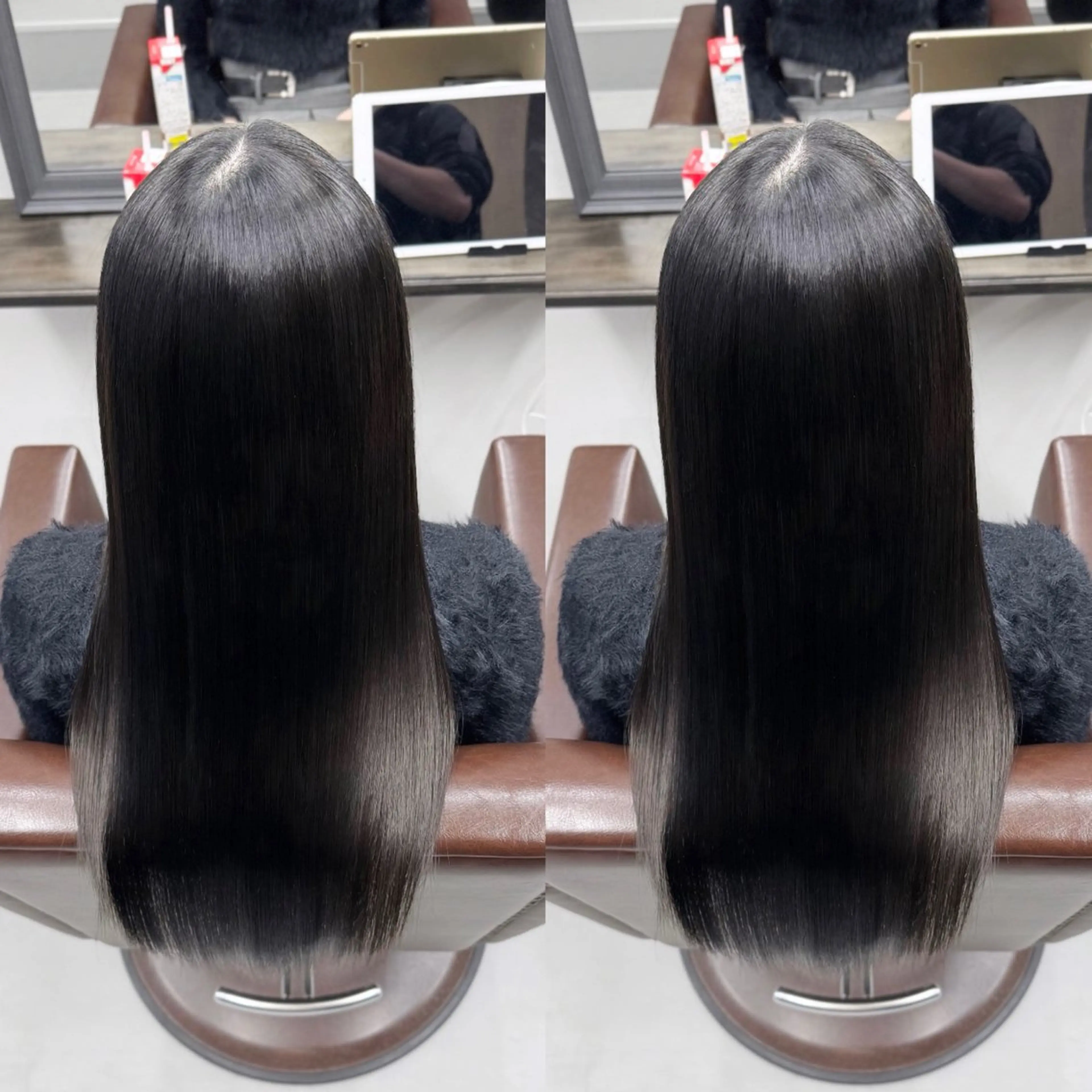 ロング カット ヘアカラー 縮毛矯正 トリートメント XYZ所属・縮毛矯正/髪質改善 韓国風/MIKIYAのヘアスタイル