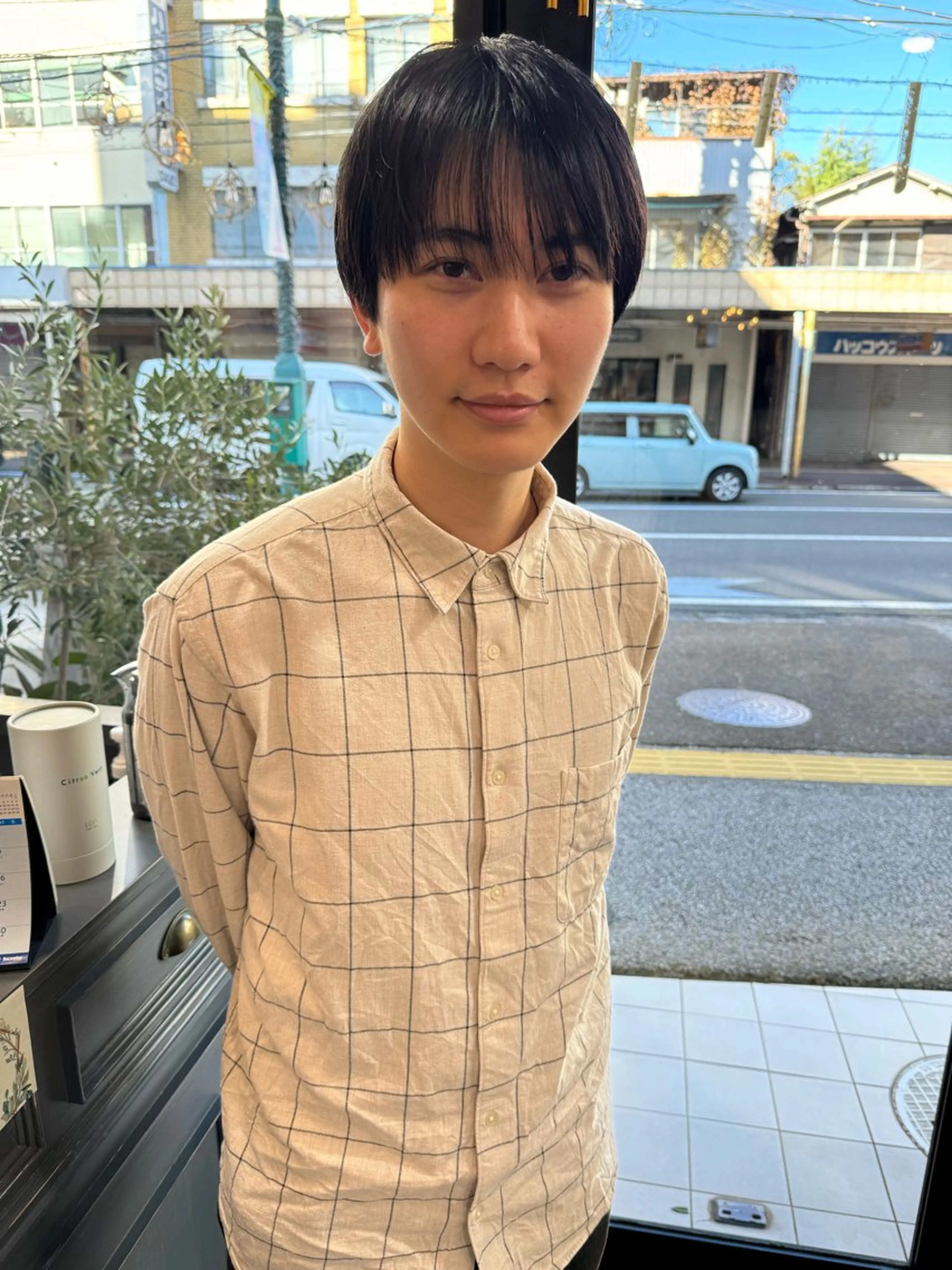 ショート シースルーバング hair&make   rite所属・小野田 航己のヘアスタイル
