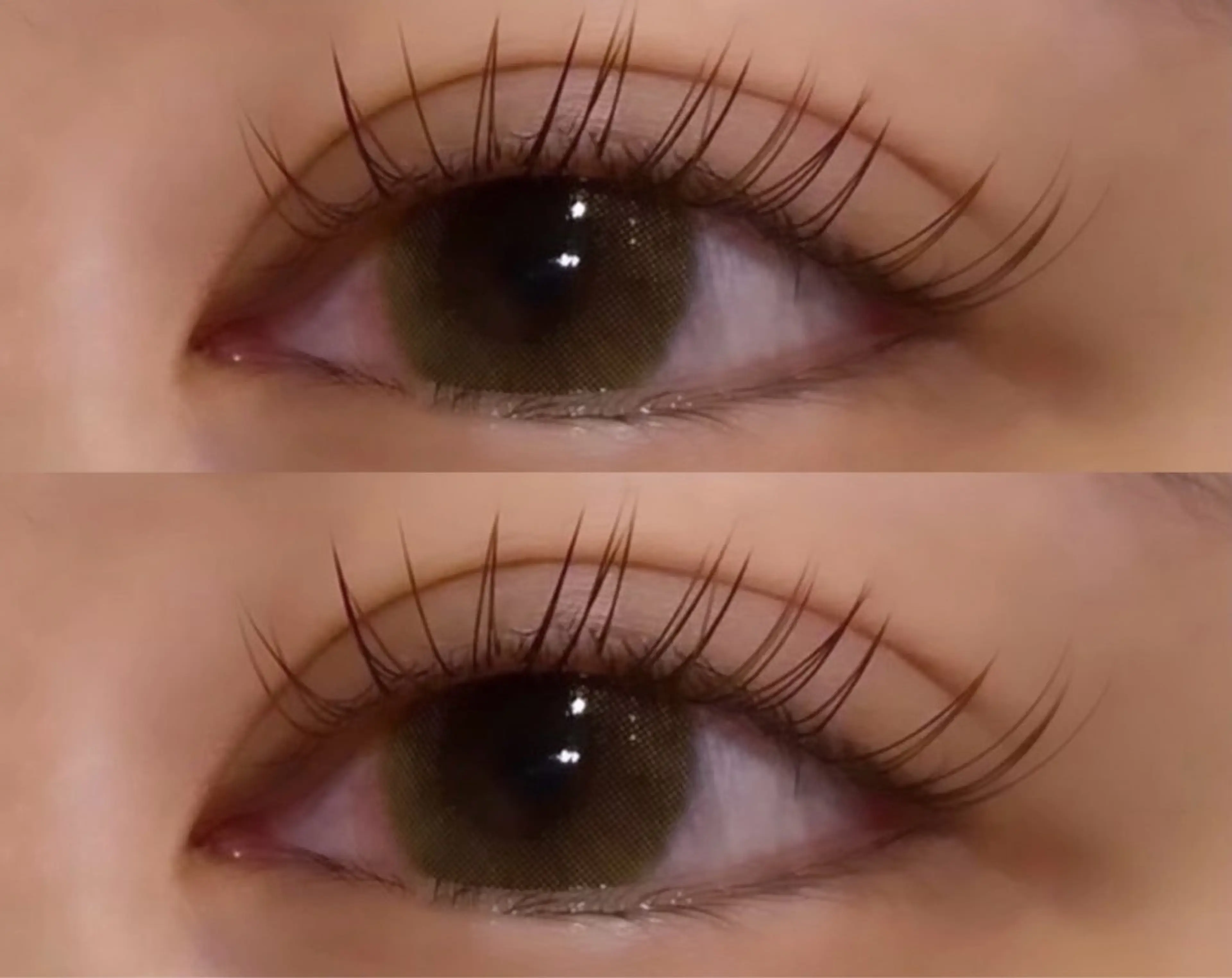 マツエク・マツパ パリジェンヌラッシュリフト eve🐰束間まつ毛 /透明感カラーのヘアスタイル