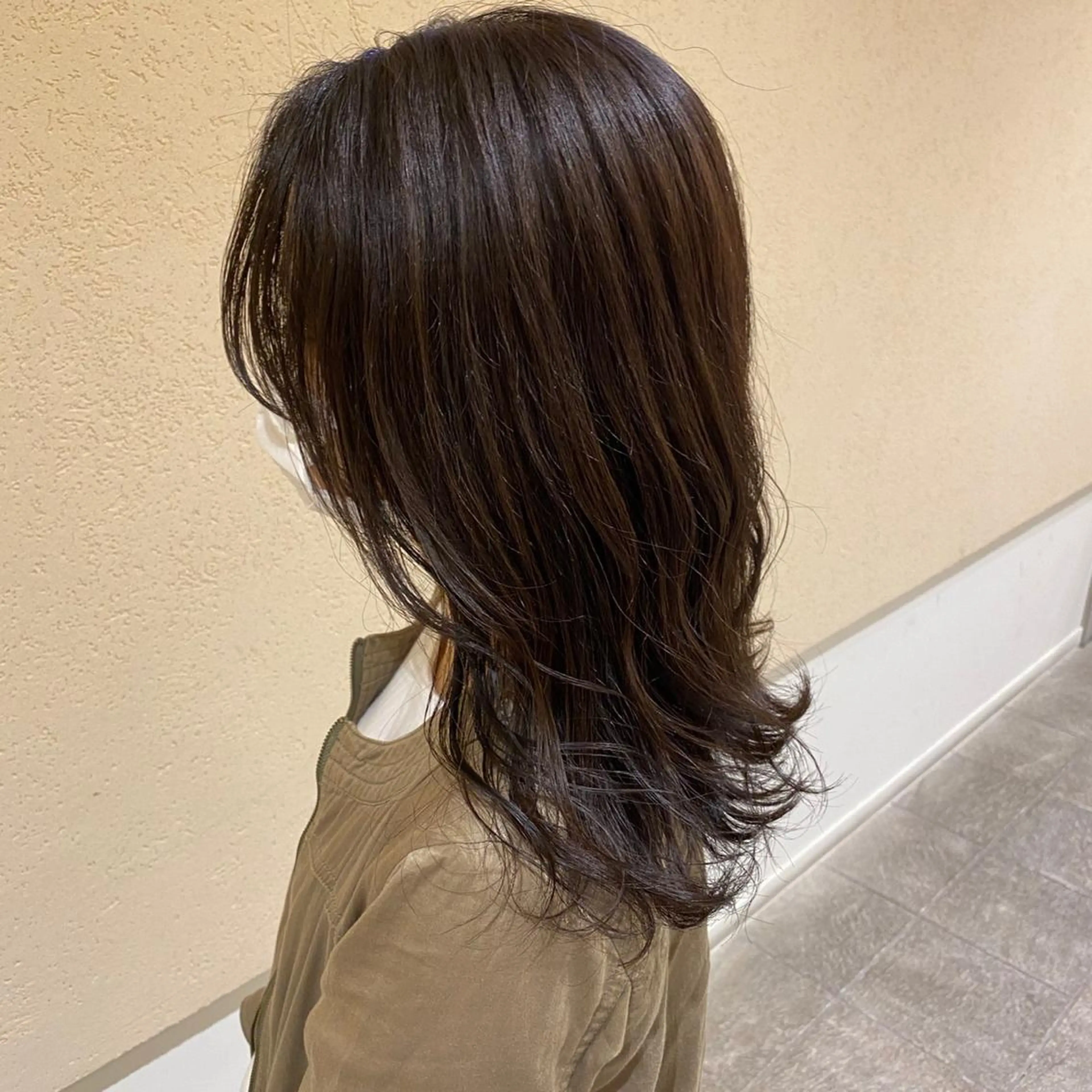 ミディアム 新宿メンズパーマ ヨモギダのヘアスタイル