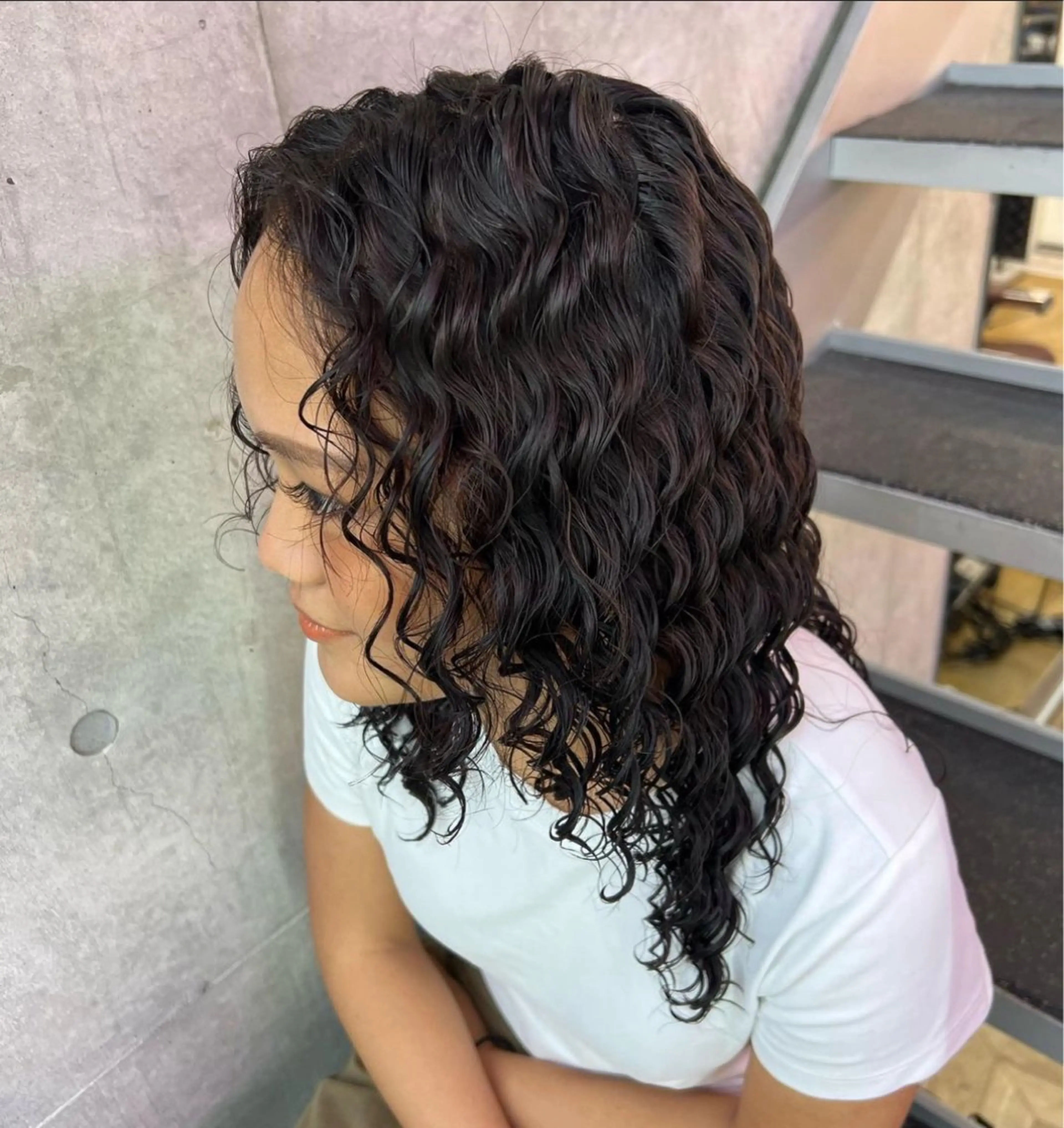 今だけ限定価格‼️カット+パーマ🌀🌀海外風なハードパーマのクーポンですの写真