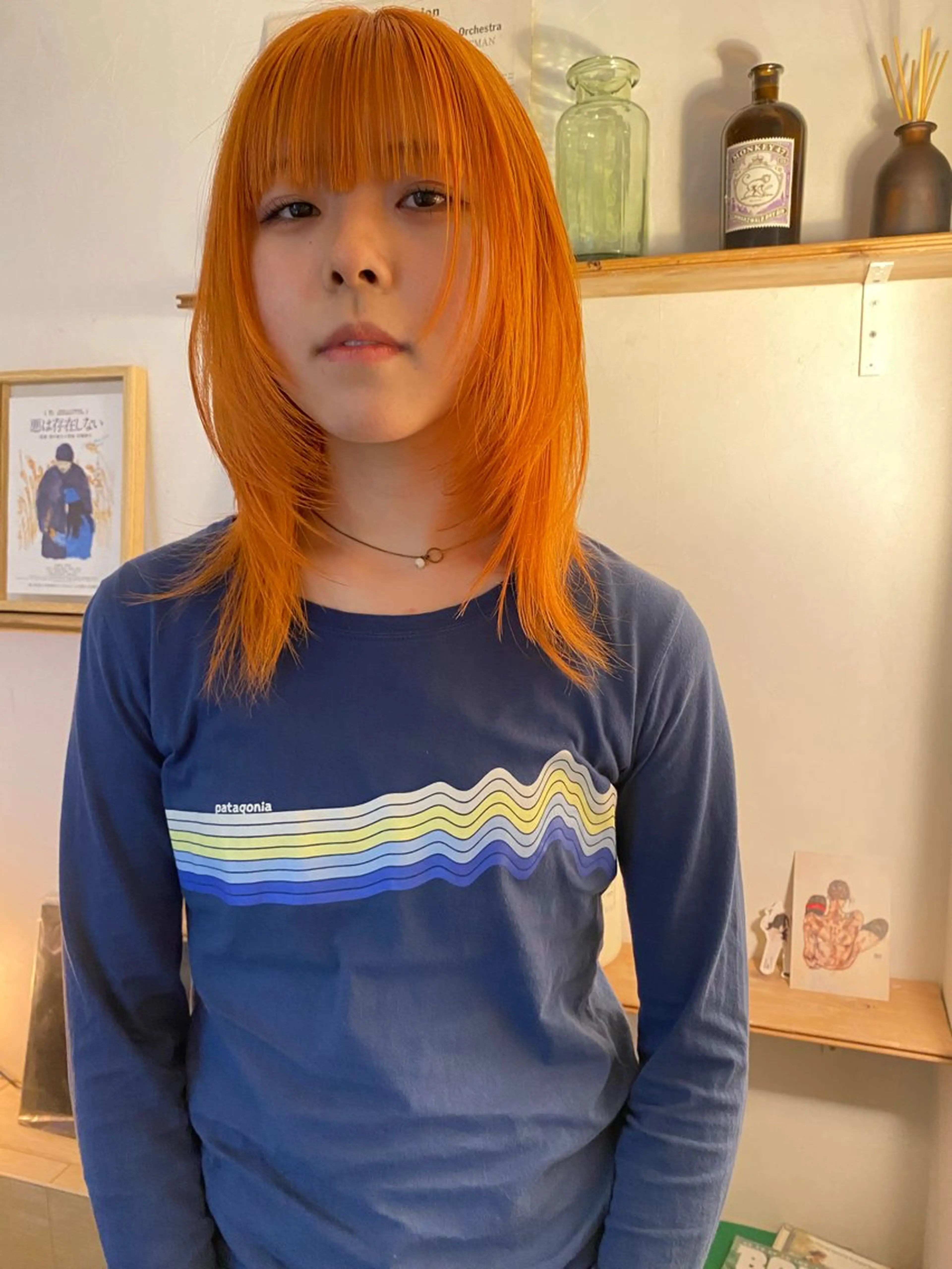 ミディアム カラー カット ヘアカラー トリートメント 森貴裕/ベージュ/ パーマ/オリーブのヘアスタイル