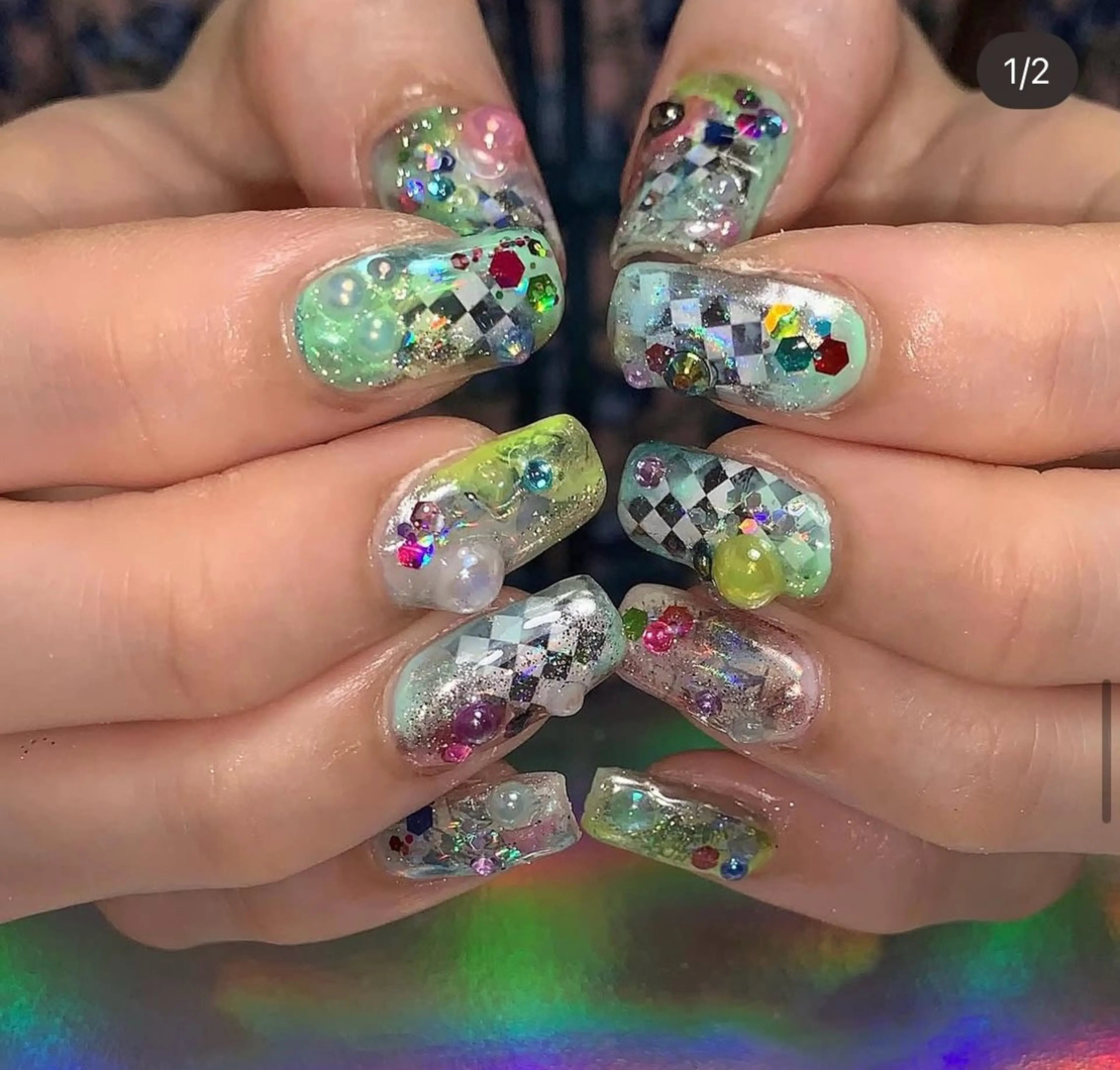 ネイル moe_nail所属・nail _bonsoir_のネイルデザイン