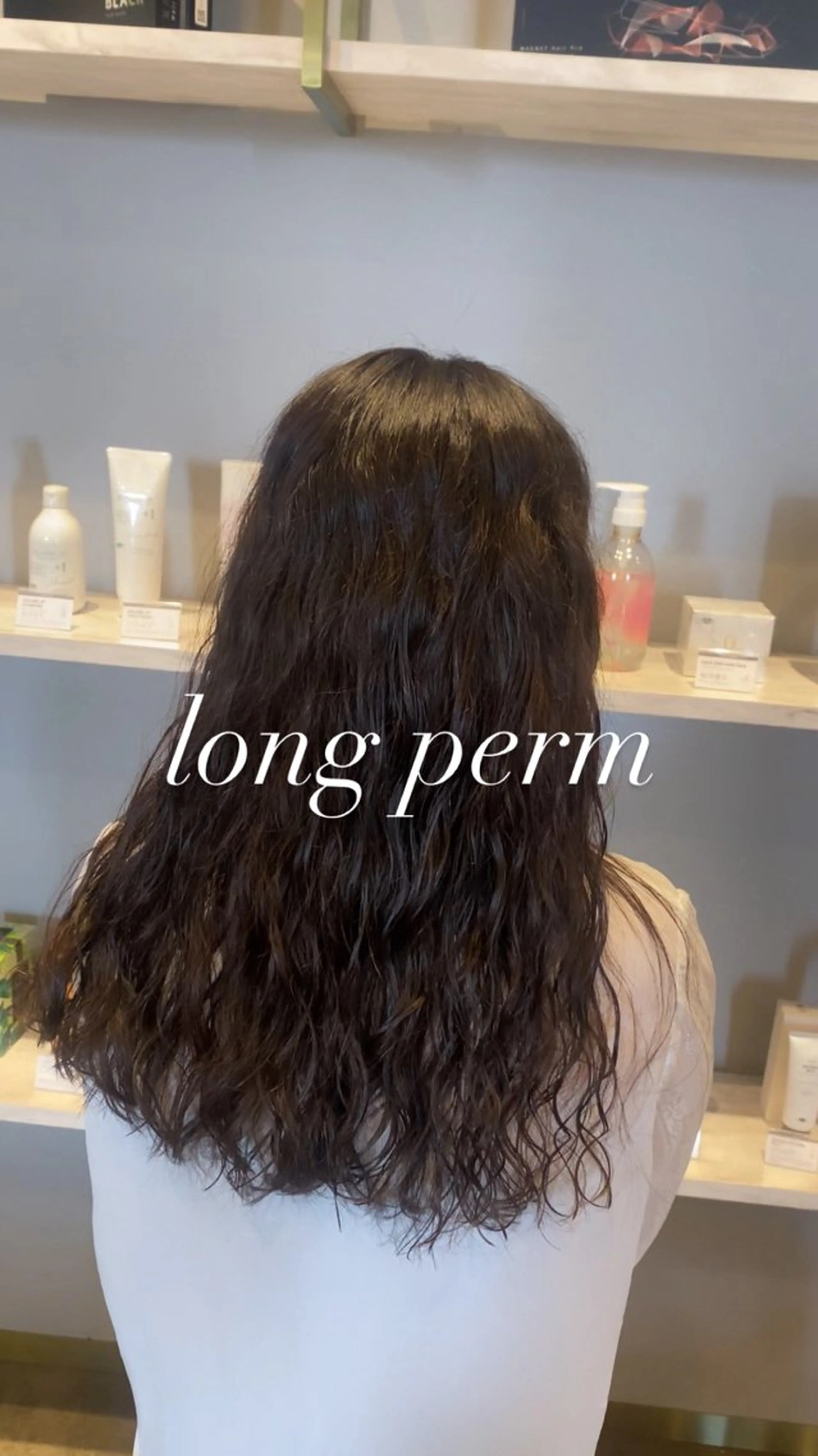 ロング パーマ 門間 ユリのヘアスタイル