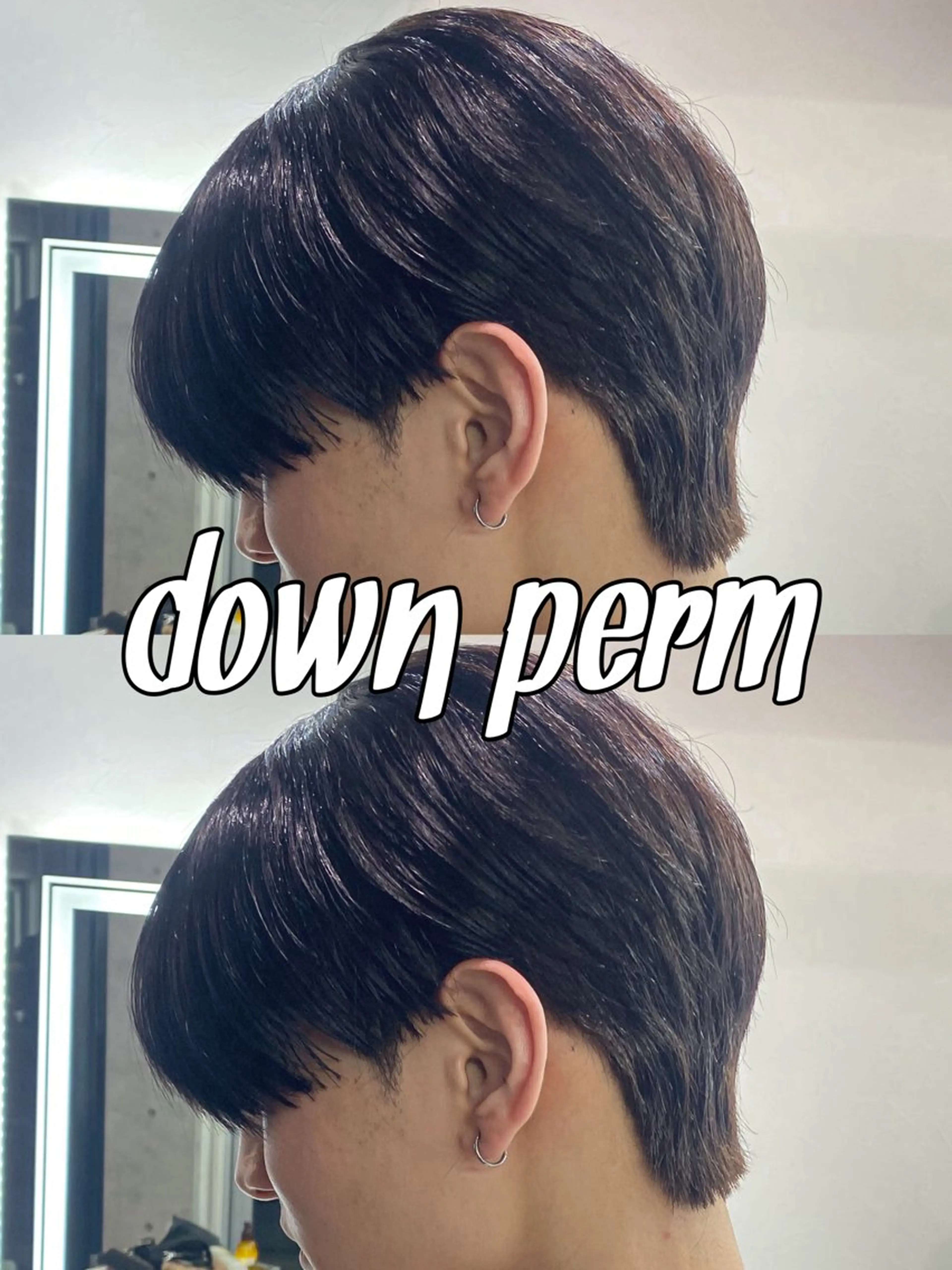 ︎🖤【メンズ限定】カット＋ダウンパーマ＋トリートメント🖤の写真