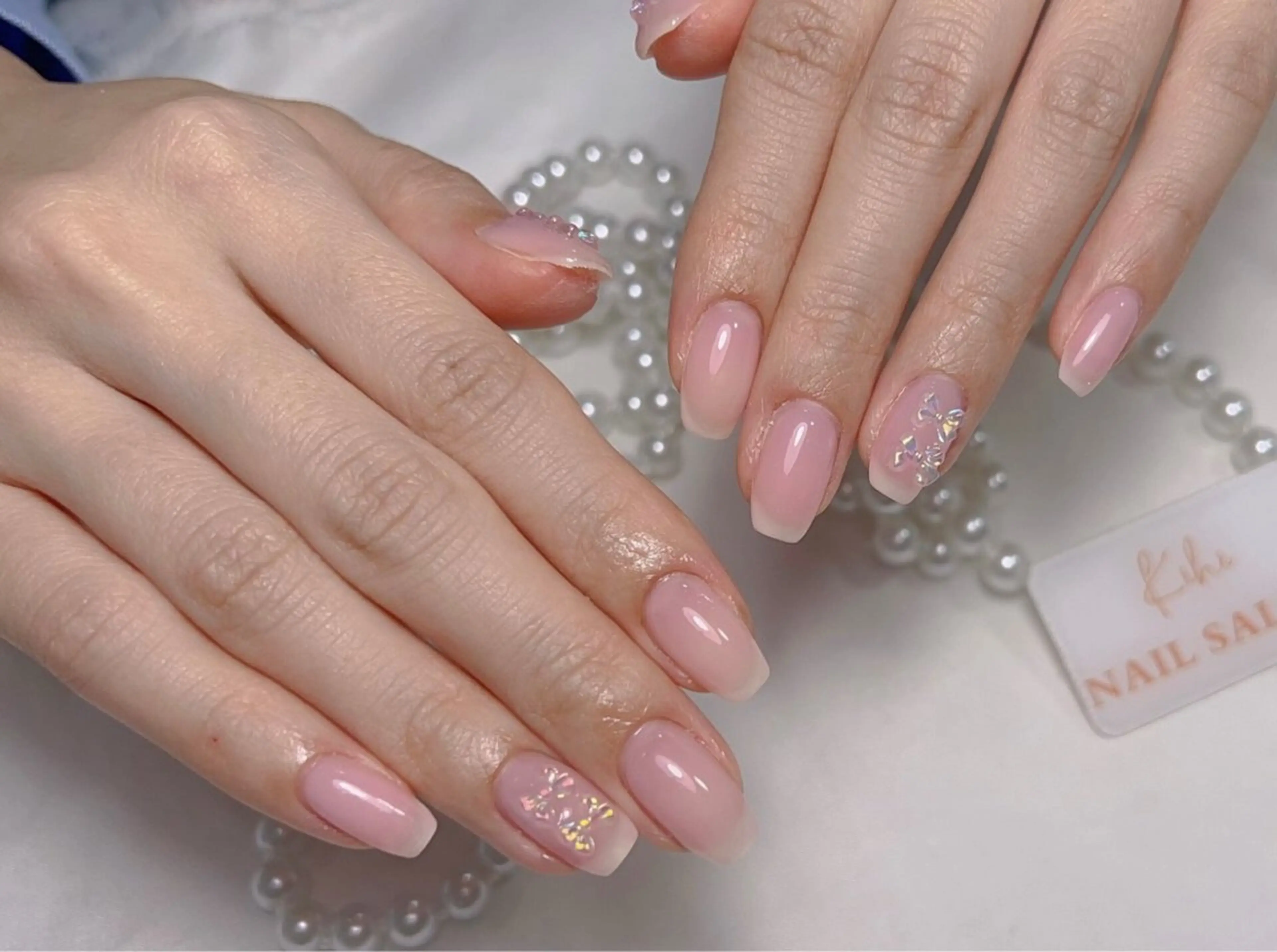 ネイル アートネイル フレンチネイル ジェルネイル グラデーション 韓国ネイル 久保田 マリコのネイルデザイン