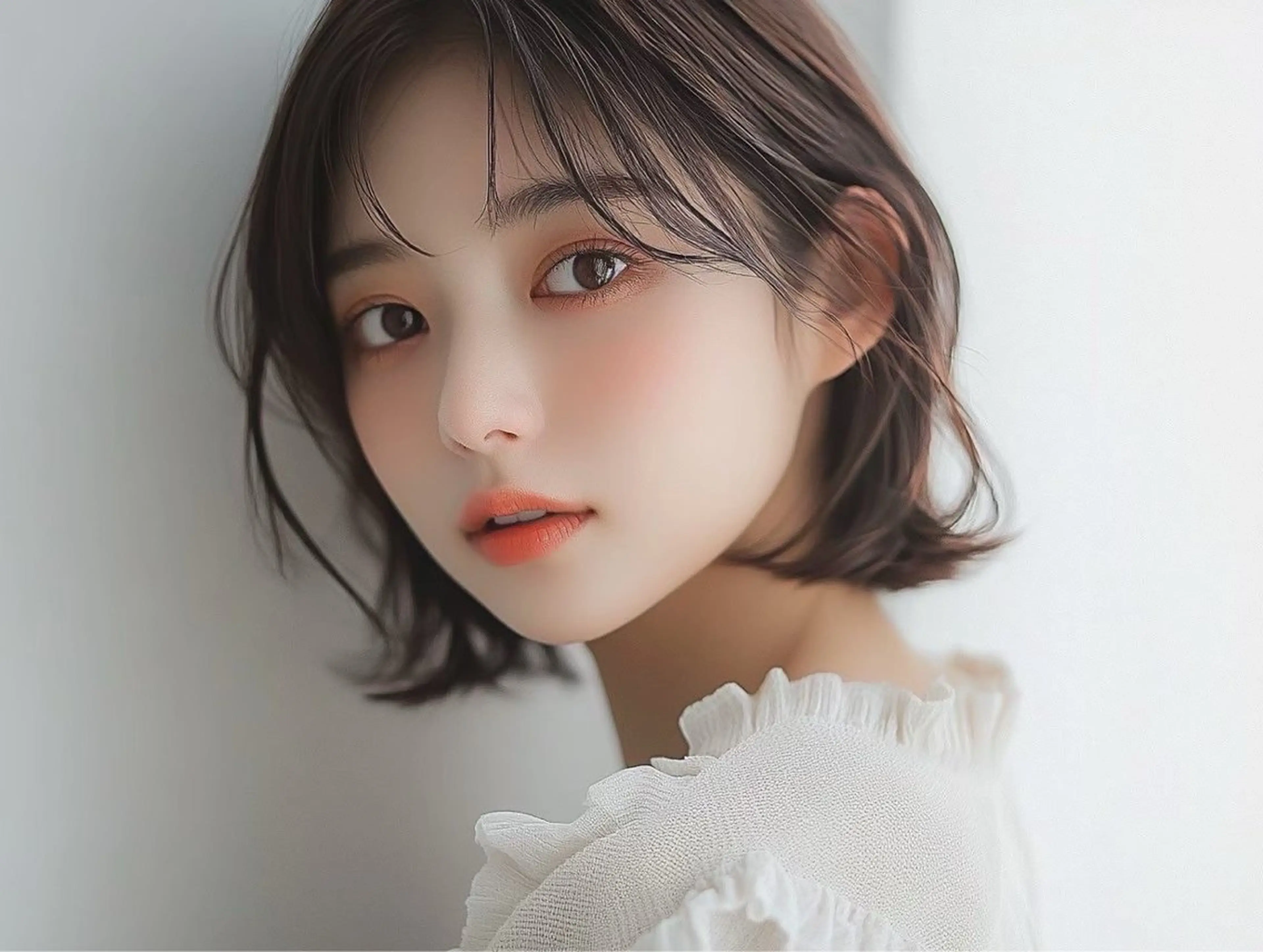 ミディアム カラー パーマ ヘアアレンジ MODE K's laviebelleのヘアスタイル