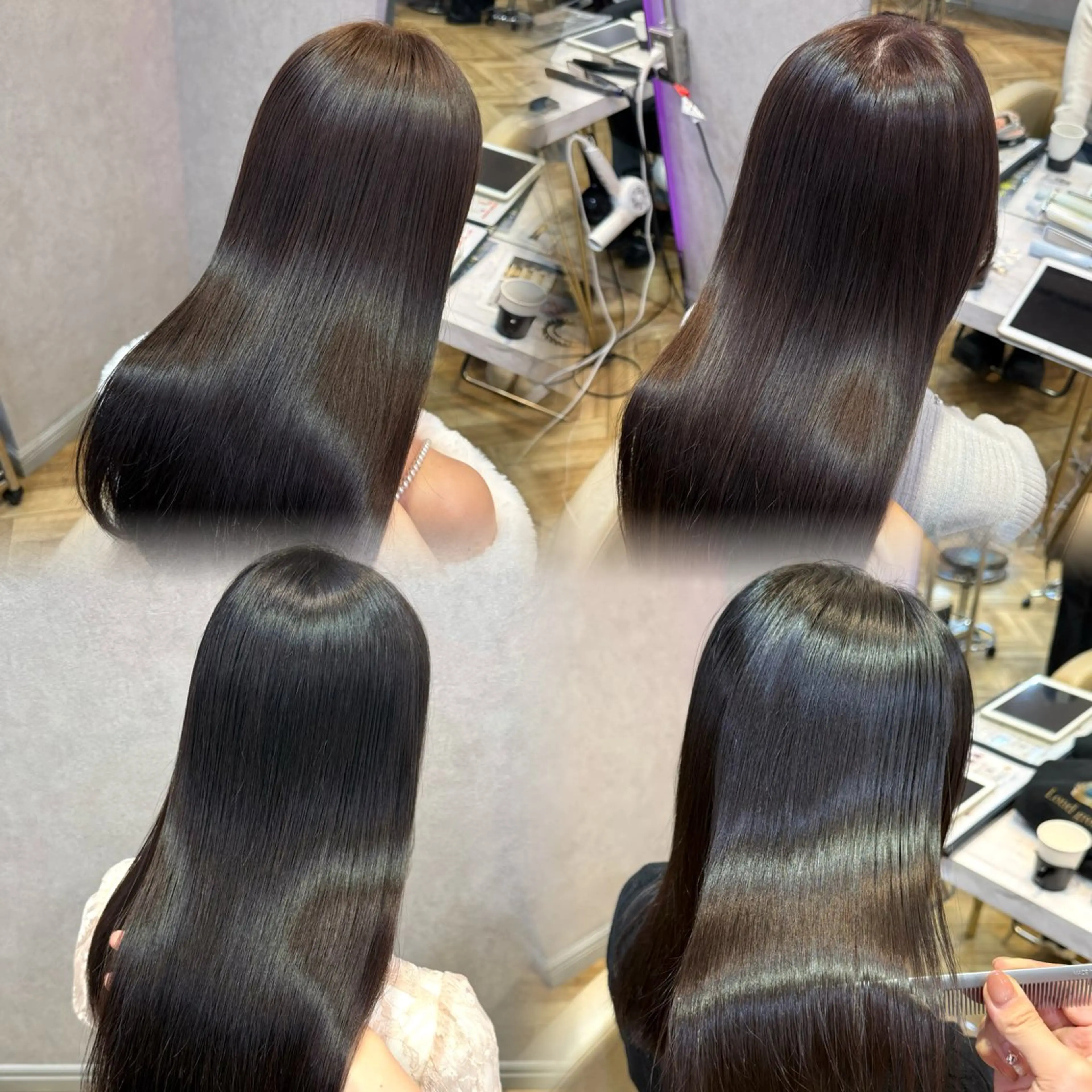 【🐴新年特別クーポン🎍🌅】カット+巻ける艶髪縮毛矯正+髪質改善トリートメント🎀✨❤️‍🔥の写真