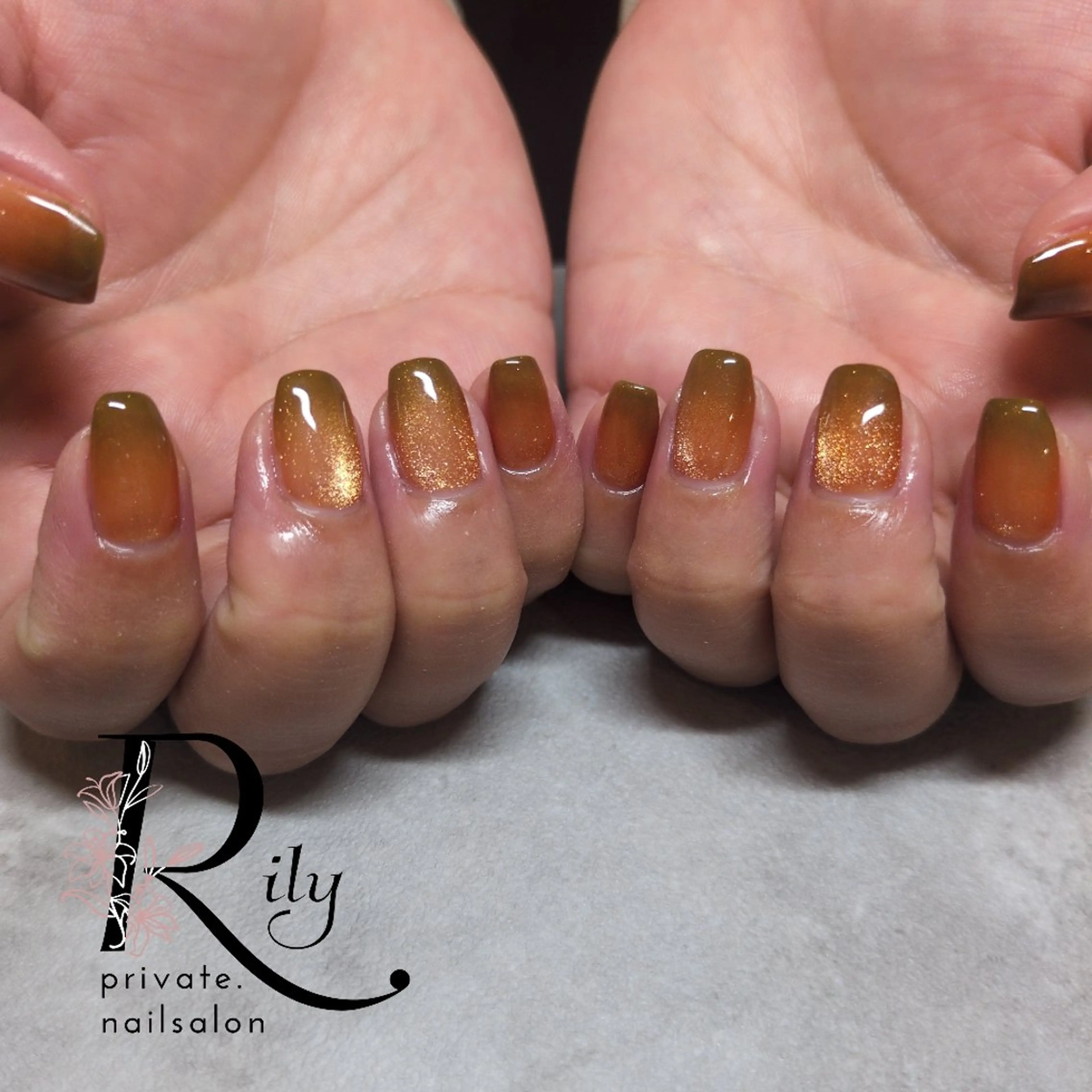 ネイル マグネットネイル ハンドネイル nailsalon Rilyのネイルデザイン