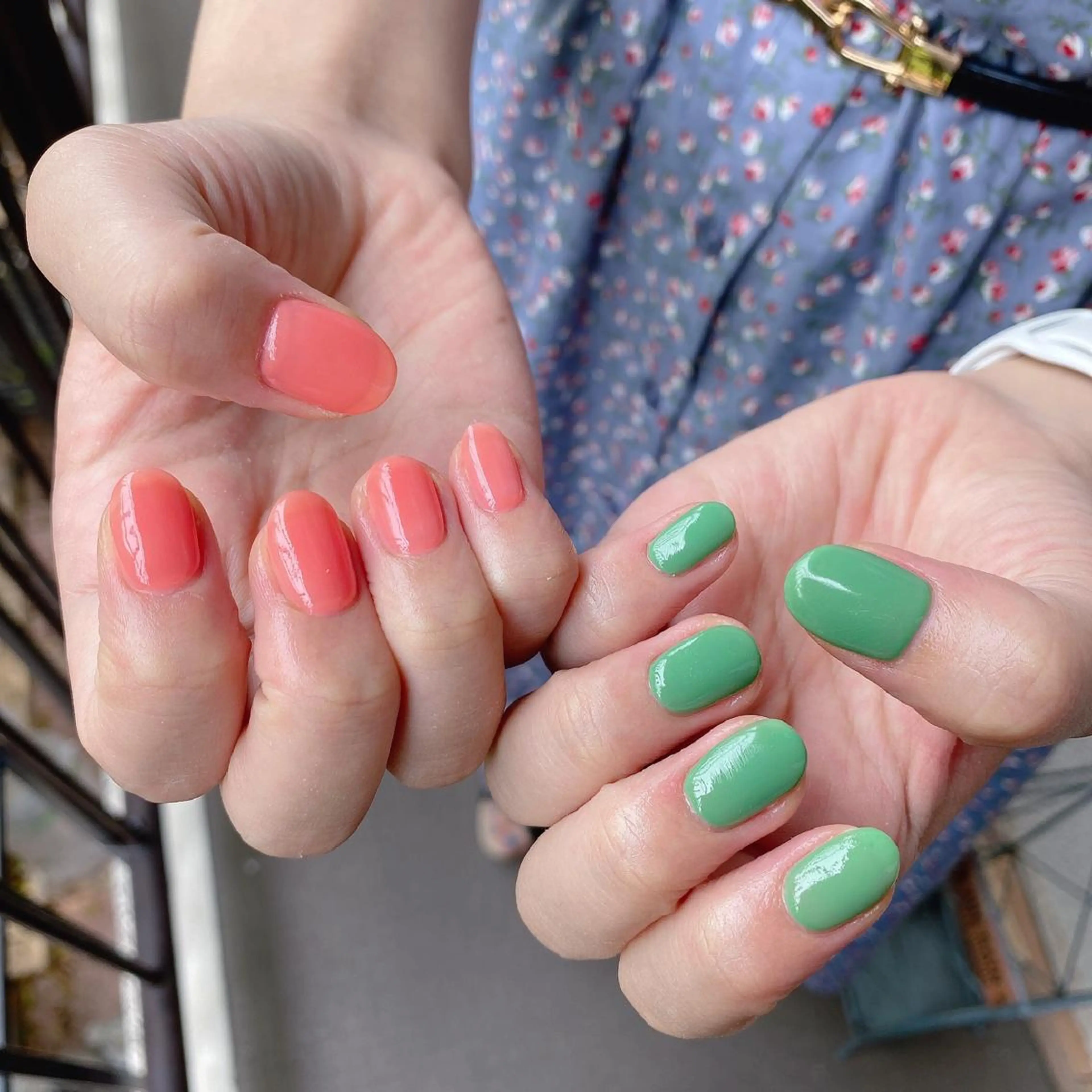 ネイル アートネイル オーロラネイル ニュアンスネイル ワンカラーネイル シンプルネイル To Me Nail所属・🩵 mei🩵のネイルデザイン