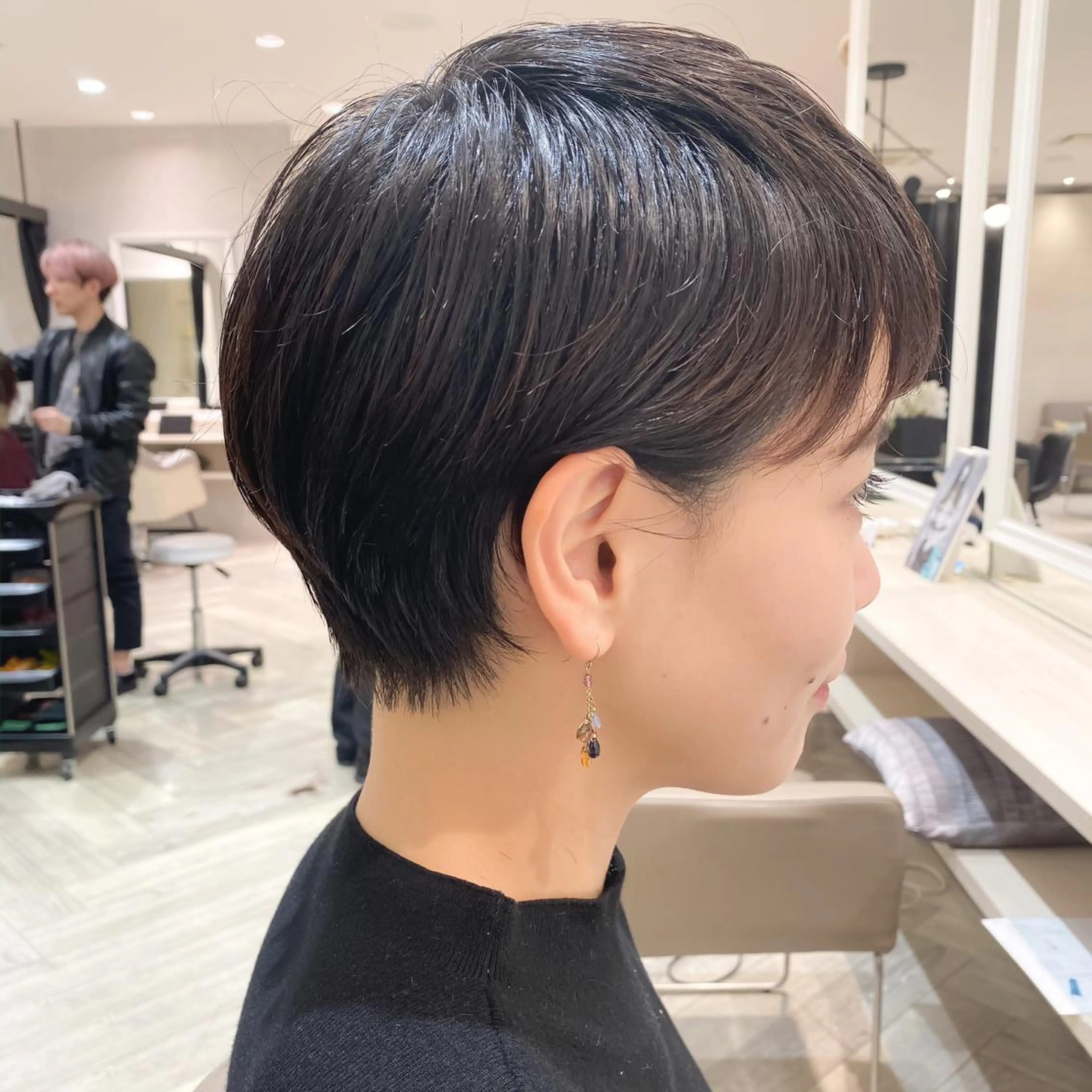 ショート ショートボブ ボブ ショートヘア 小顔カット 🇺🇸海外デザイン iCON TOKYOのヘアスタイル