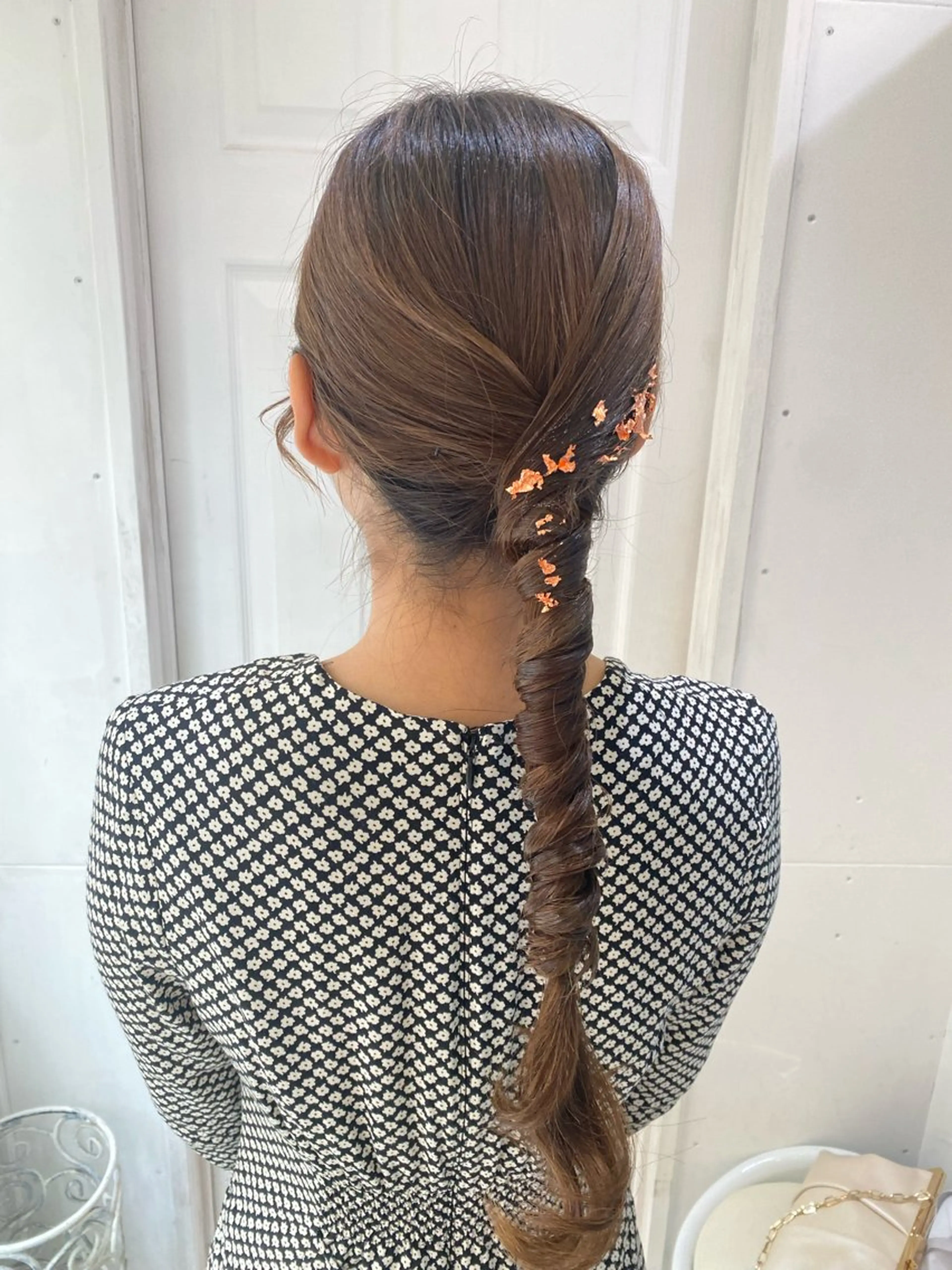 ヘアアレンジ 結婚式・ブライダル ヘアセット uros.所属・uros.中目黒 moekaのヘアスタイル