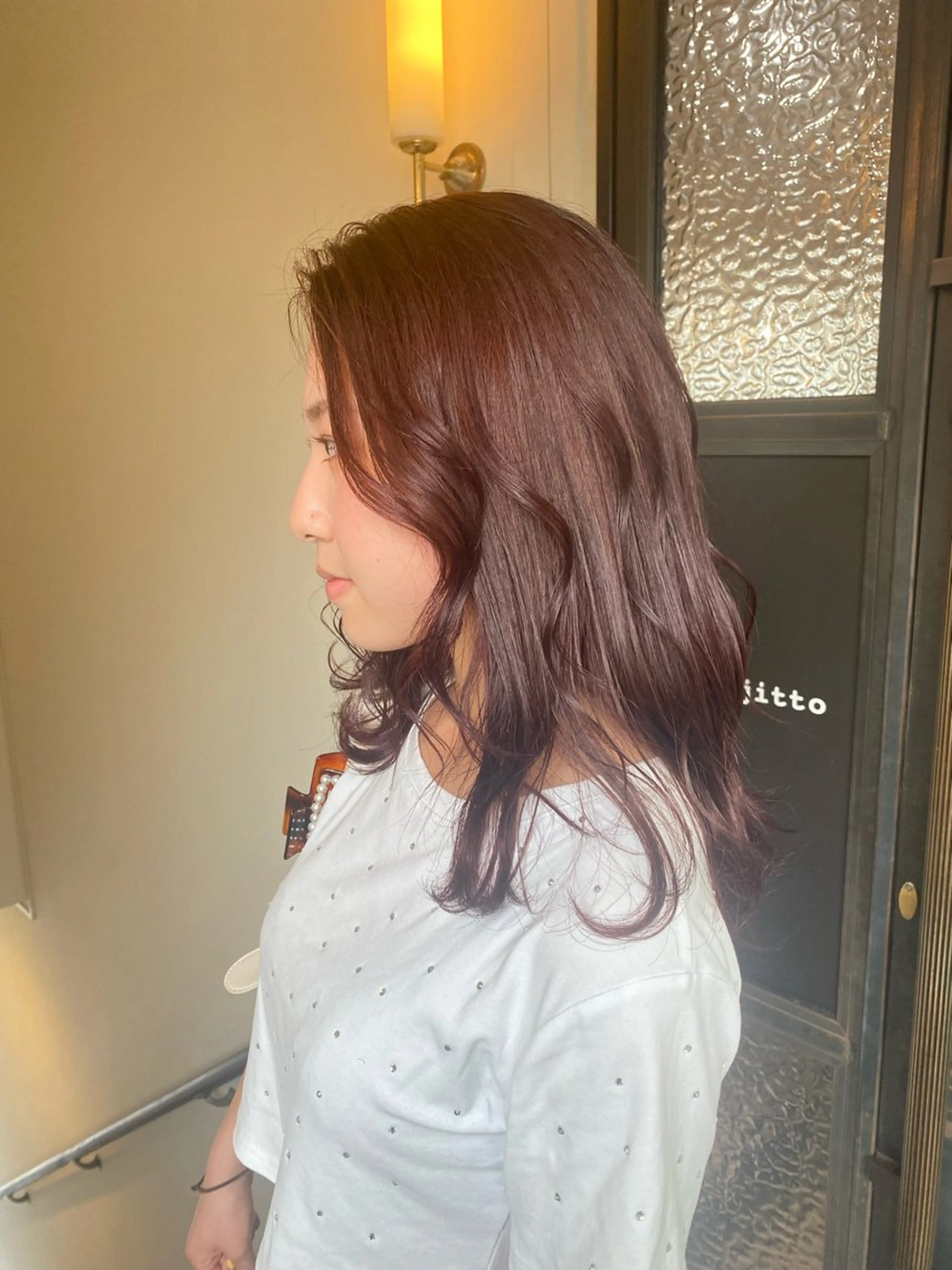 セミロング カラー Ly a jitto  【リーアジット】所属・maho🦋🫧 Ly a jittoのヘアスタイル