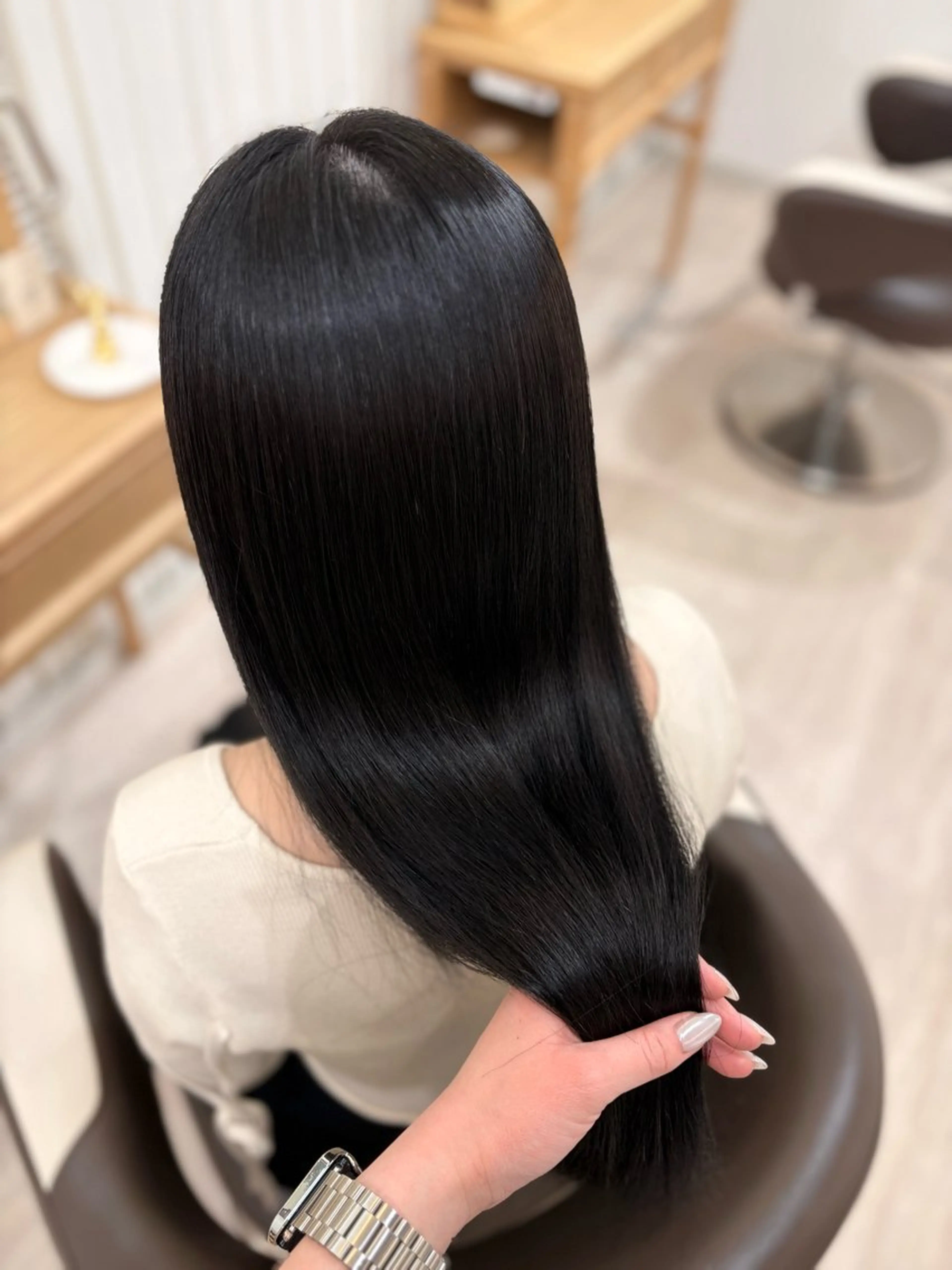 ロング カラー ヘアカラー 🪐韓国／暗髪カラー ／ ｓａｋｕｒａ☽⋰のヘアスタイル