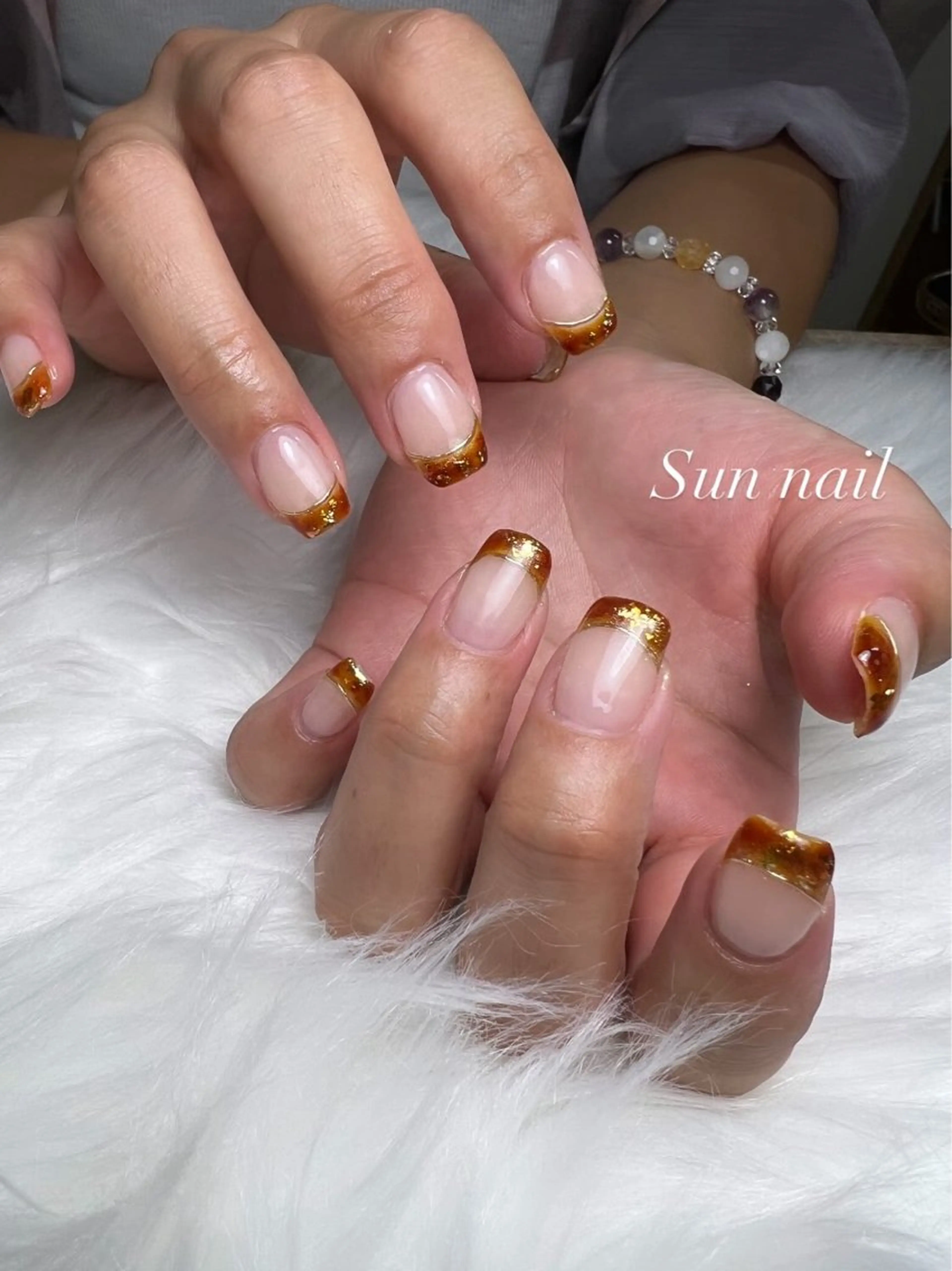 ネイル べっ甲ネイル ハンドネイル フットネイル Sun nail ...ayaのネイルデザイン