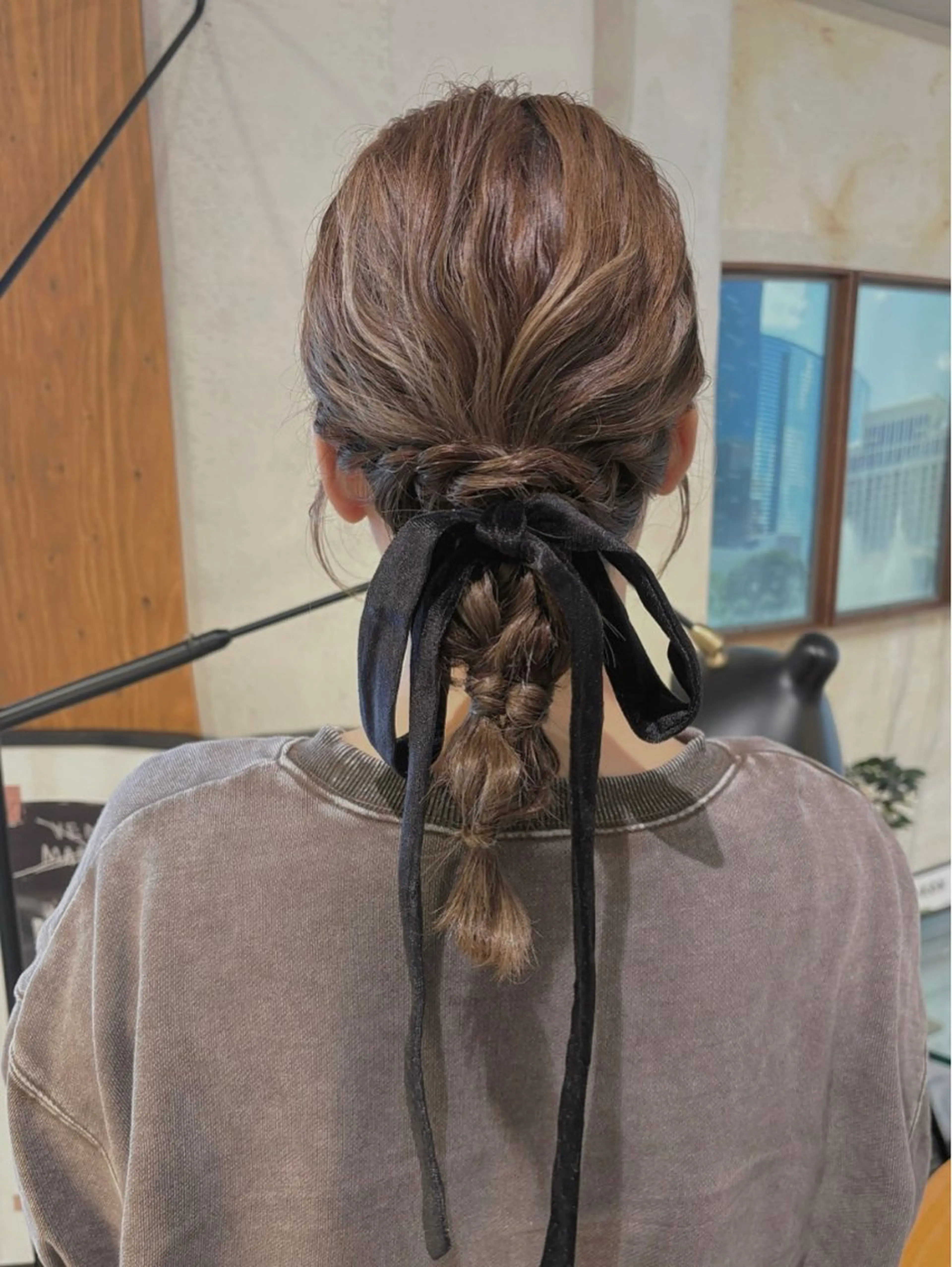 ヘアアレンジ ヘアセット 有岡 陽菜のヘアスタイル