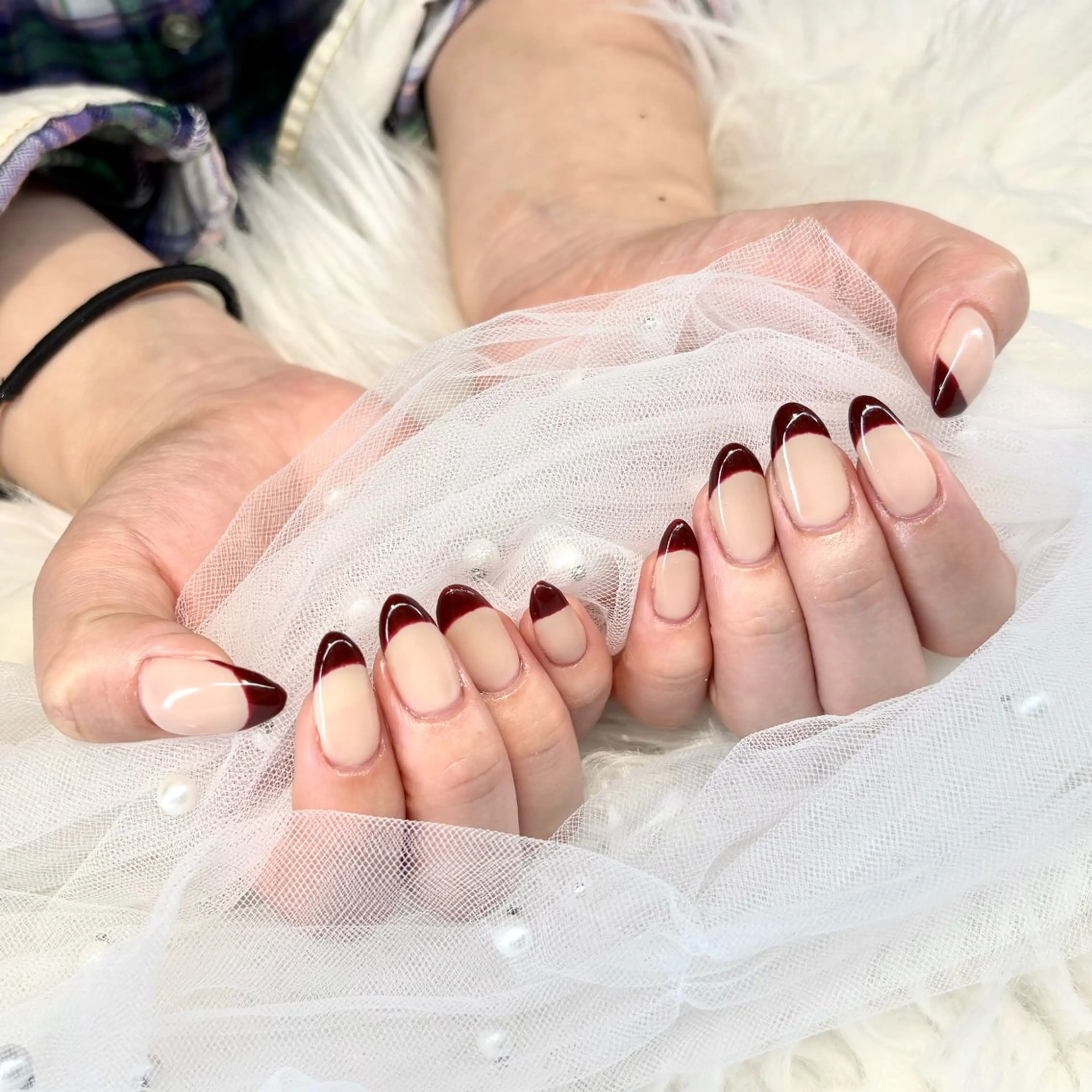 ❣️ミニモ限定価格❣️Jr.ネイリストバーチャルフレンチネイル✨️オフ無料✨️の写真