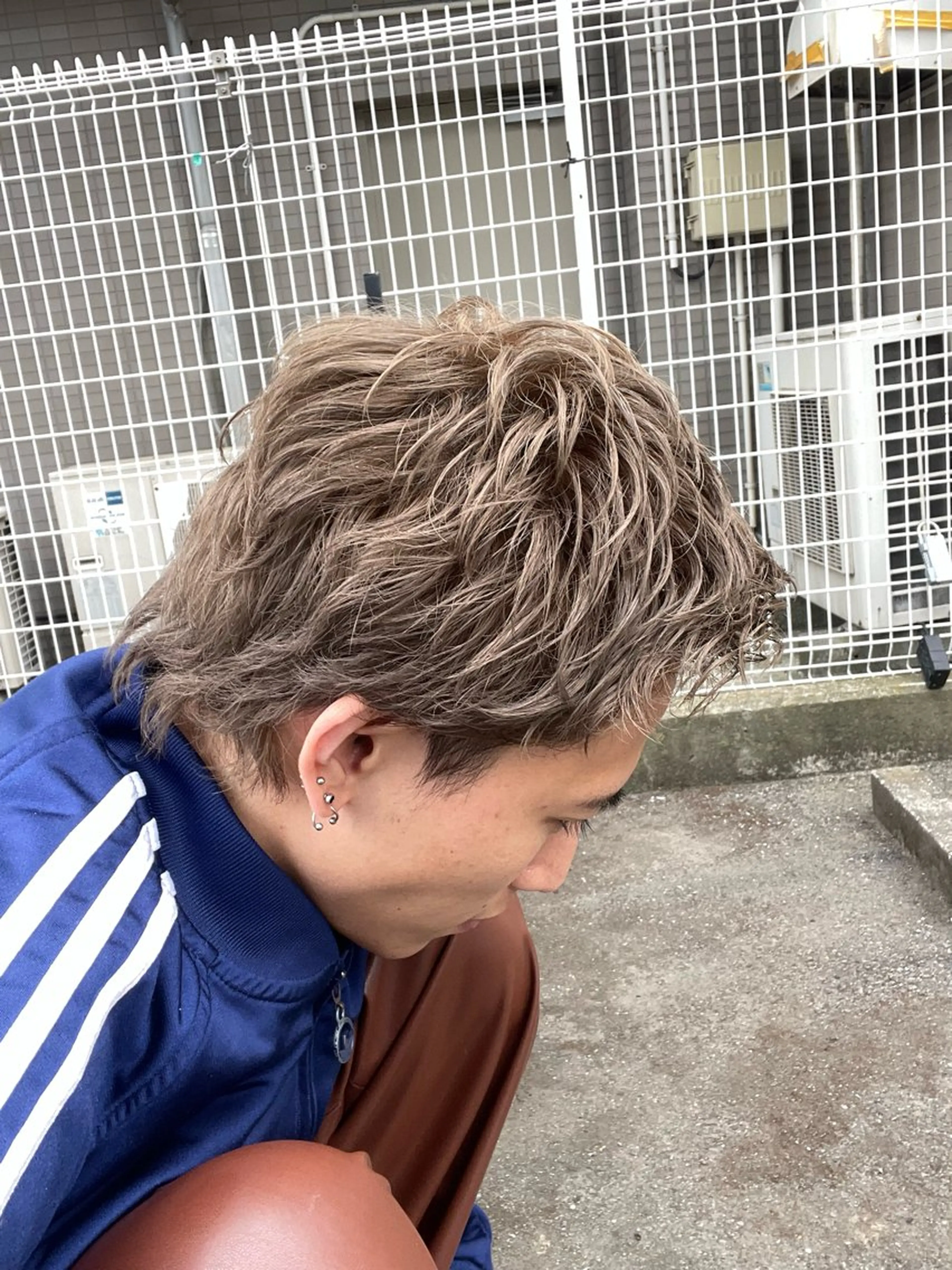 半額‼️【メンズカラーモデル】ダブルカラー　ケアブリーチの写真