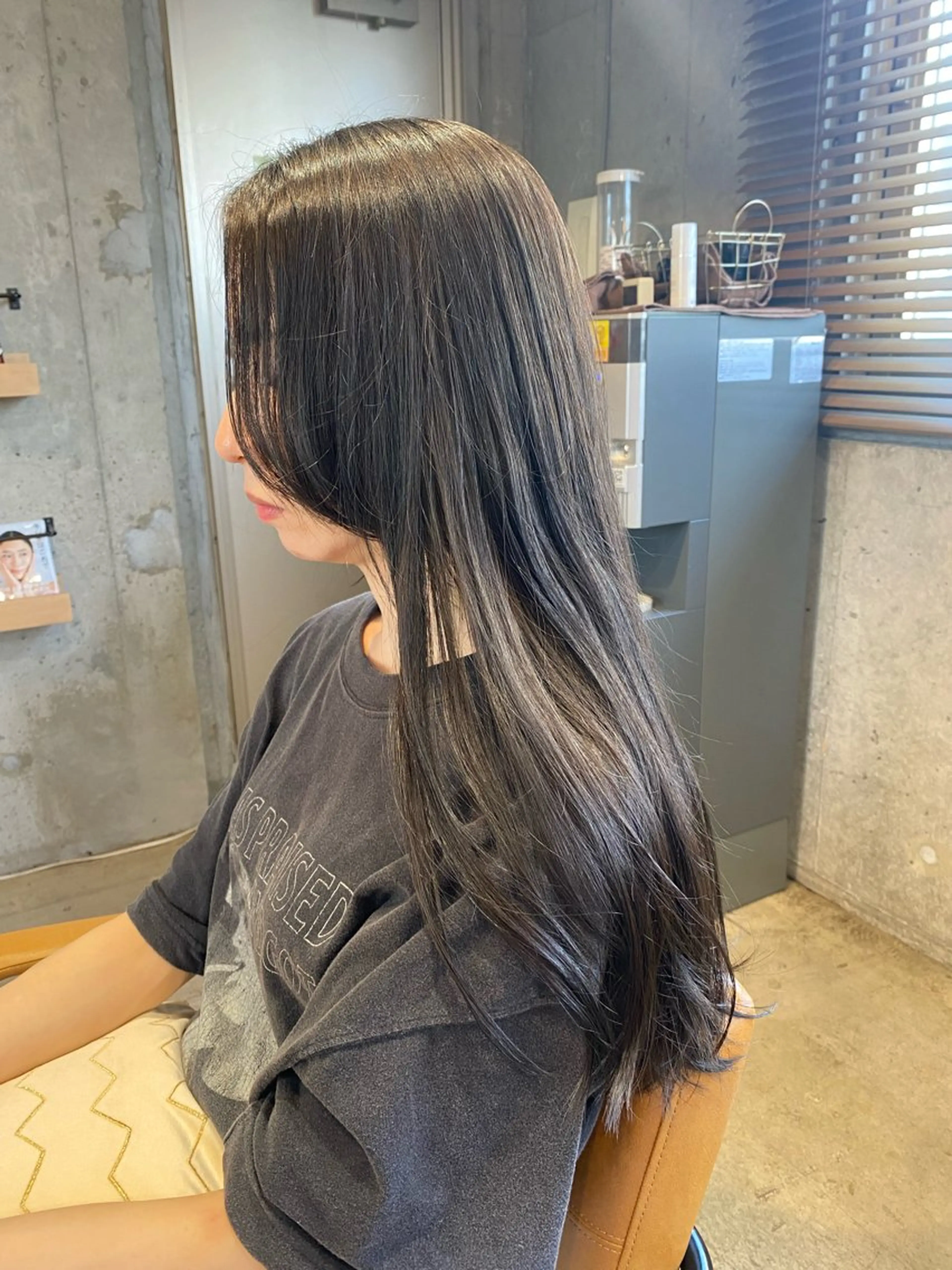 🐣カット➕顔まわりストレート➕オージュアトリートメント➕カフェドリンク🐥の写真