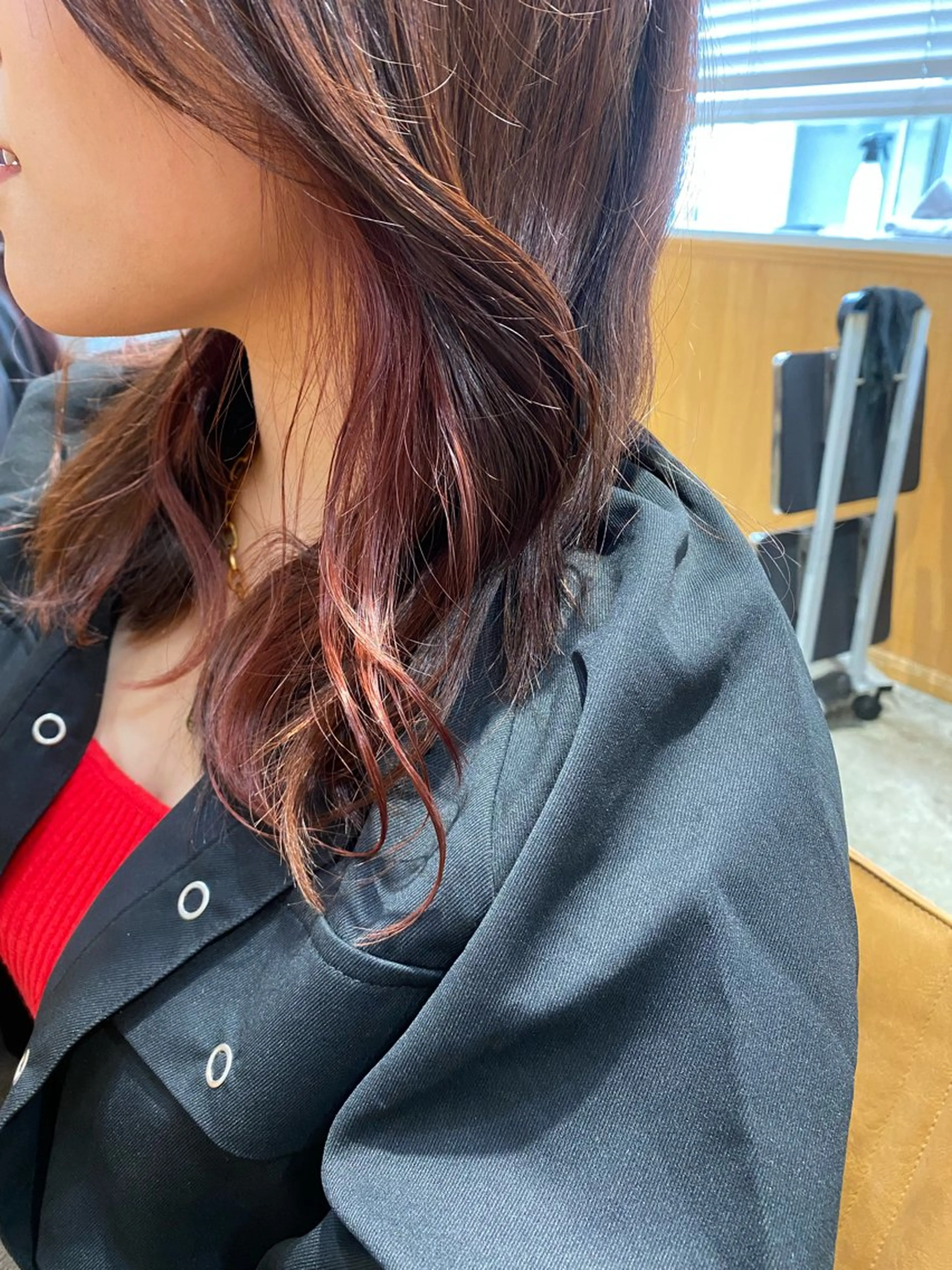 ミディアム ヘアカラー GINZARay2 風本朱里🐥のヘアスタイル