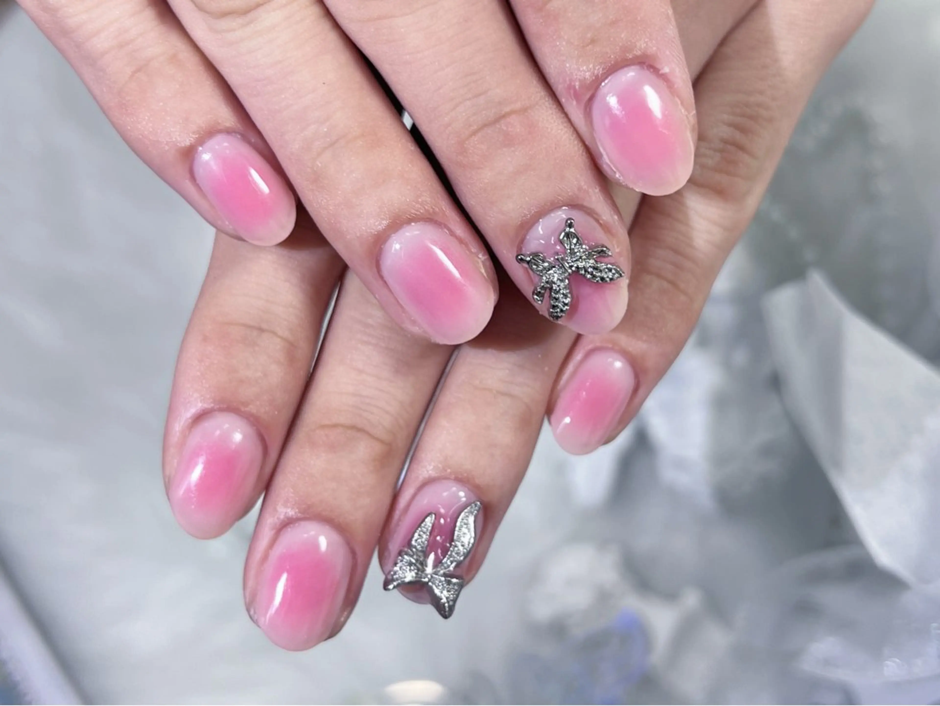 ネイル ロングネイル 持ち込み スカルプネイル ワンホンネイル ハンドネイル Painty所属・Painty nailのネイルデザイン