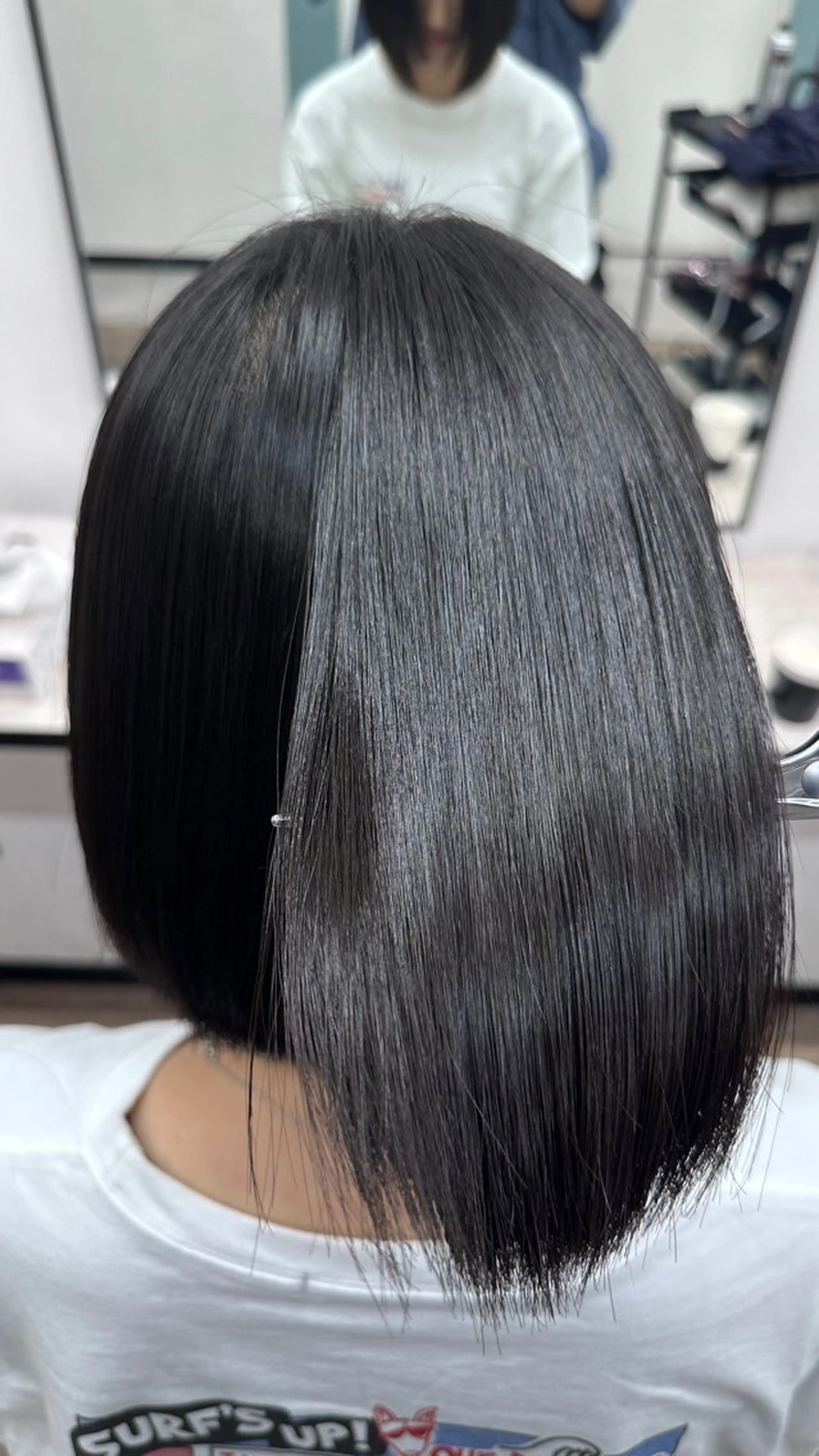 ミディアム 縮毛矯正 満足度No.1🐥❕ 平島 凪紗のヘアスタイル