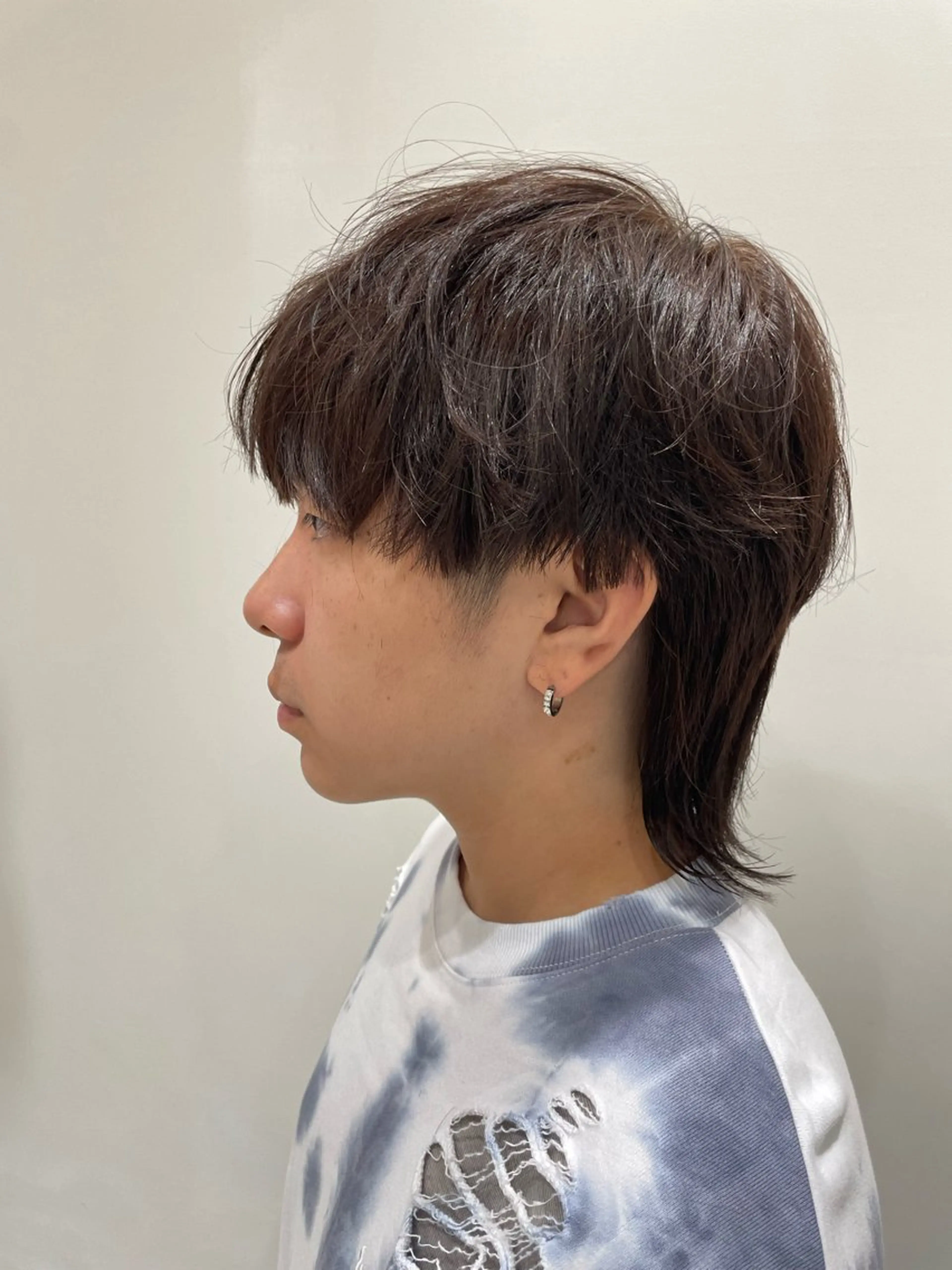 カラー メンズ ハッシュカット レイヤー池袋のヘアスタイル